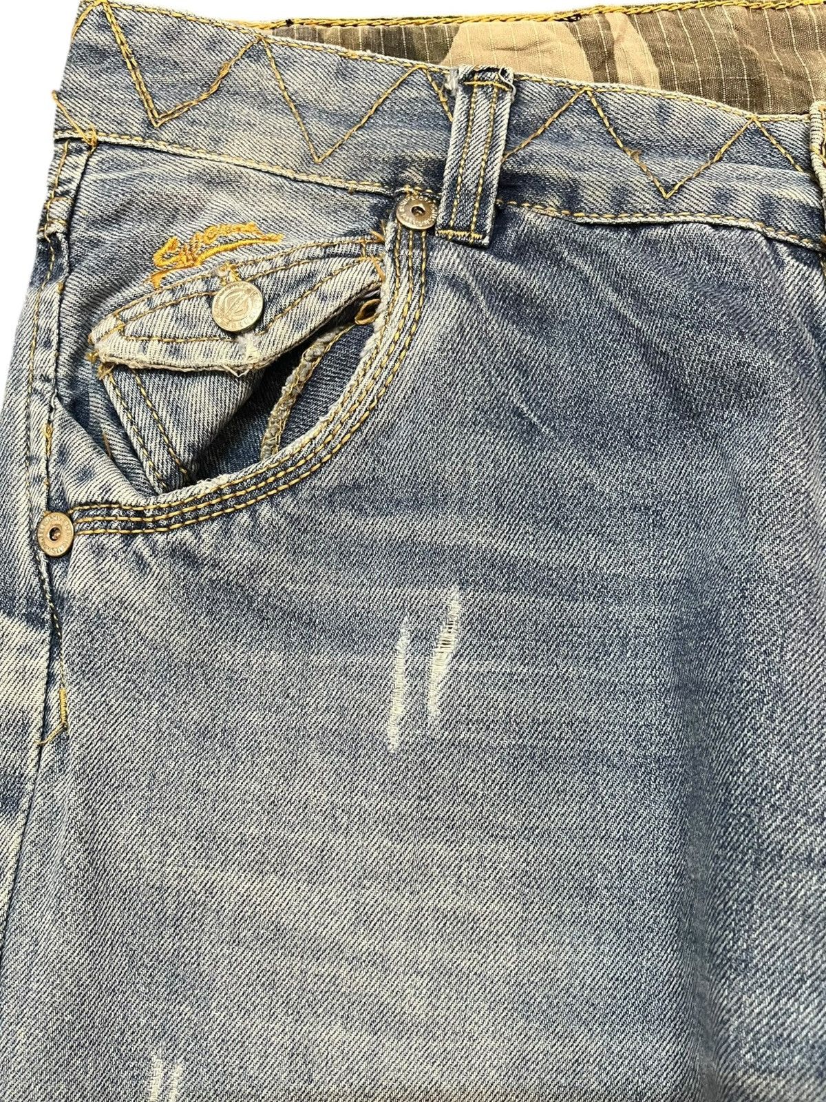 Superdry Vintage JP.Superdry Grunge Faded Distressed Denim Size US 31 - 5 Thumbnail