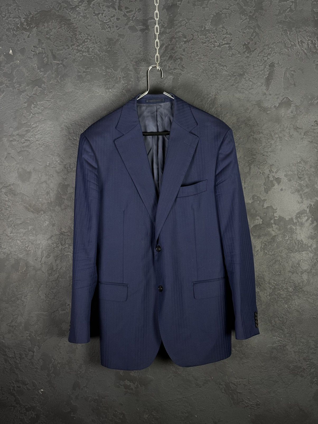 Suitsupply SUITSUPPLY Napoli Striped Pure Wool Super 110’s Blazer Size 54R - 1 Thumbnail