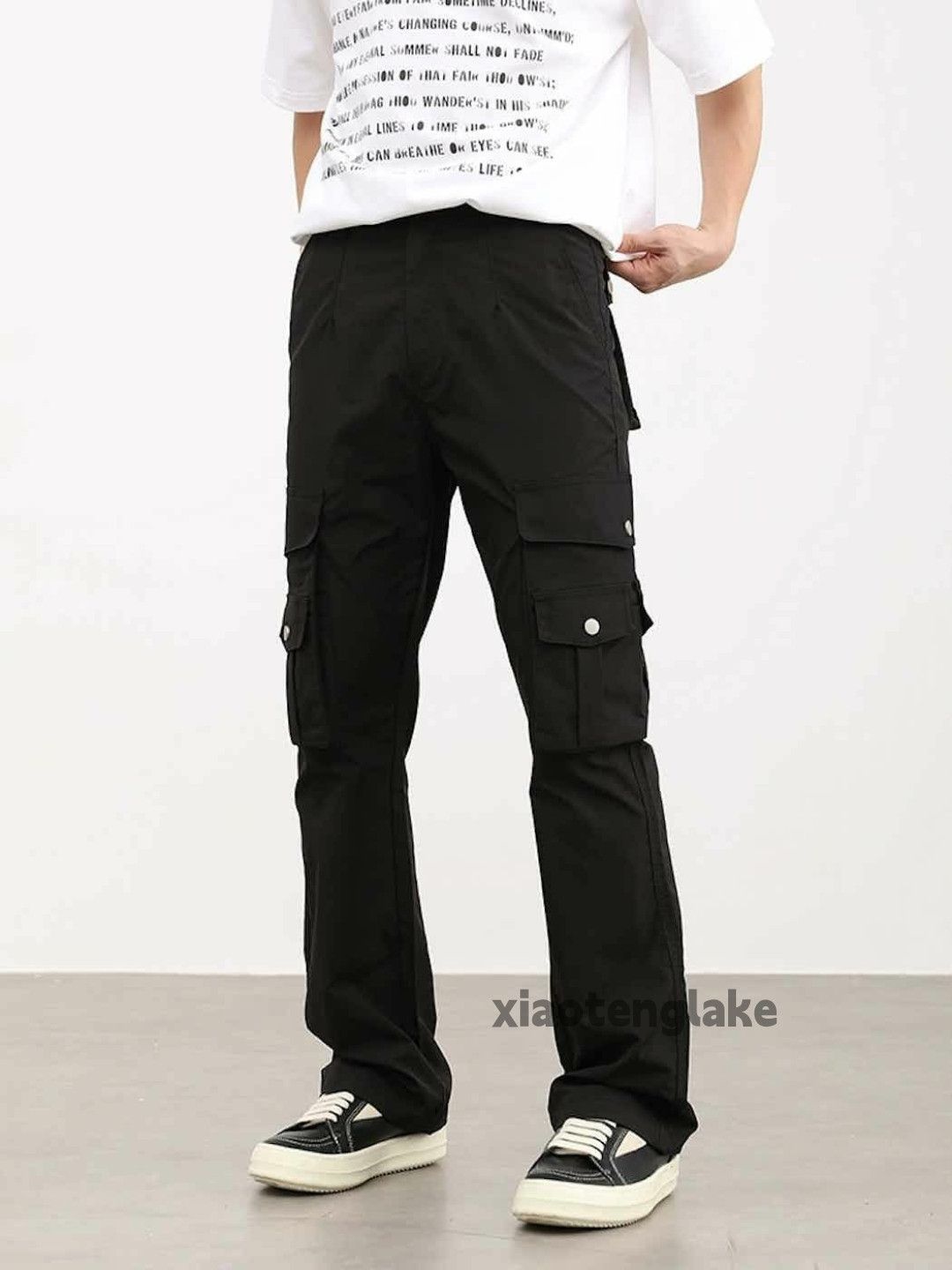 Designer × Japanese Brand × Vintage utility military outdoor cargo bootcut flared pants Size US 32 / EU 48 - 1 Thumbnail