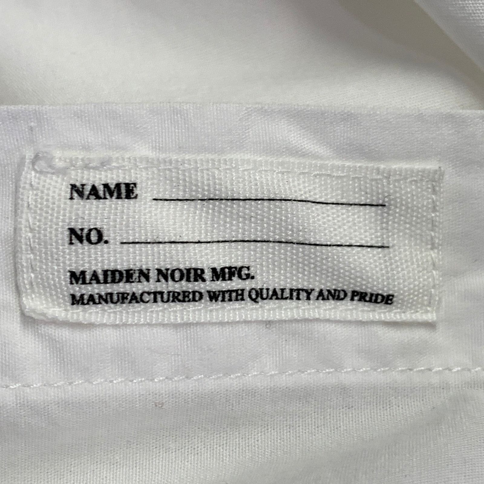 Maiden Noir Size S White Black Dots One Pocket Long Sleeve Shirt Size US S / EU 44-46 / 1 - 10 Thumbnail