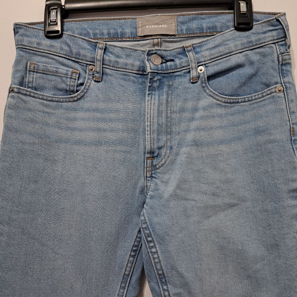 Everlane Everlane Womens Ankle Straight Jeans Cotton Blend Size 28 Li Size 28" / US 6 / IT 42 - 9 Thumbnail