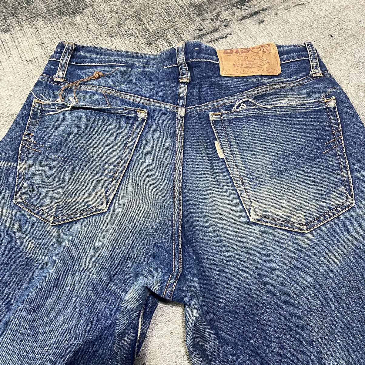 Japanese Brand × Jean × Vintage Vintage Bison Distressed Denim Pants Size US 31 - 12 Thumbnail