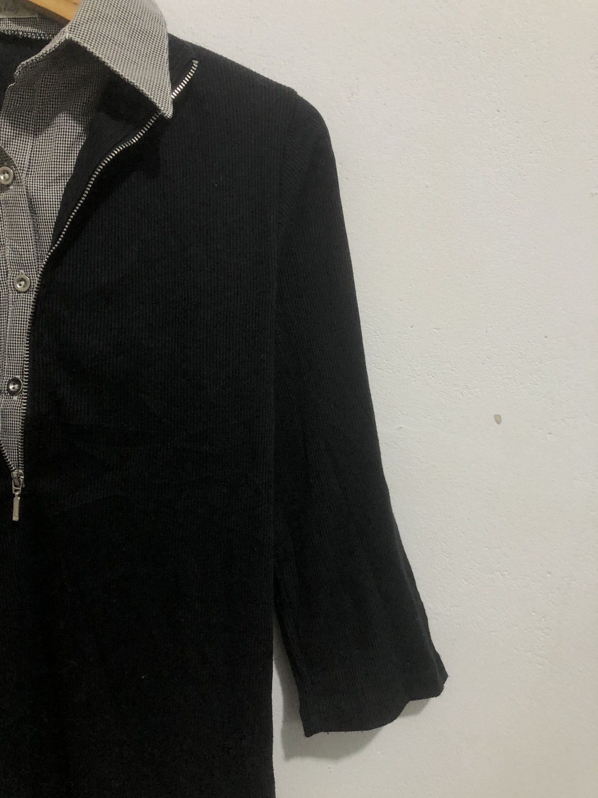 If Six Was Nine Japan Gothic zipper Double Layer LongSleeve Rock Punk Style Size L / US 10 / IT 46 - 3 Thumbnail