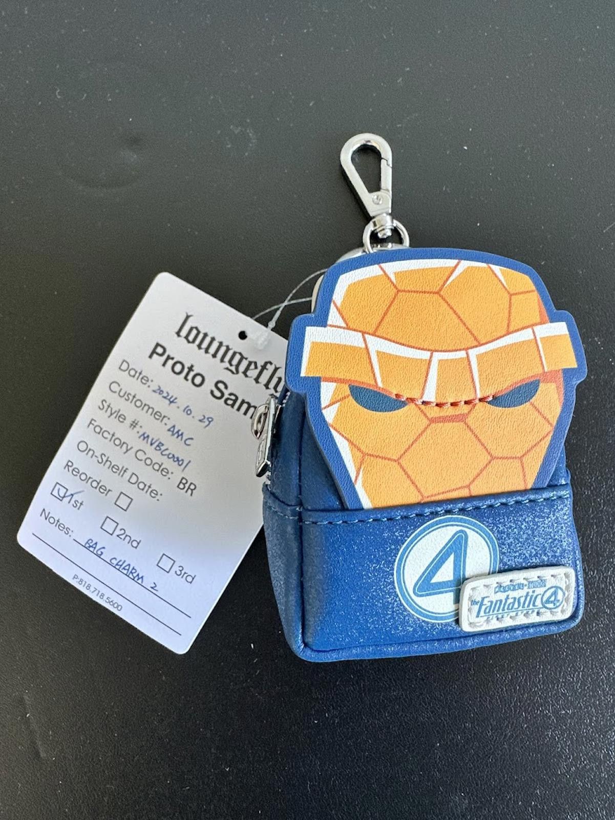 Other RARE Proto Sample Loungefly Fantastic 4 Keychain Backpack Size ONE SIZE - 1 Preview