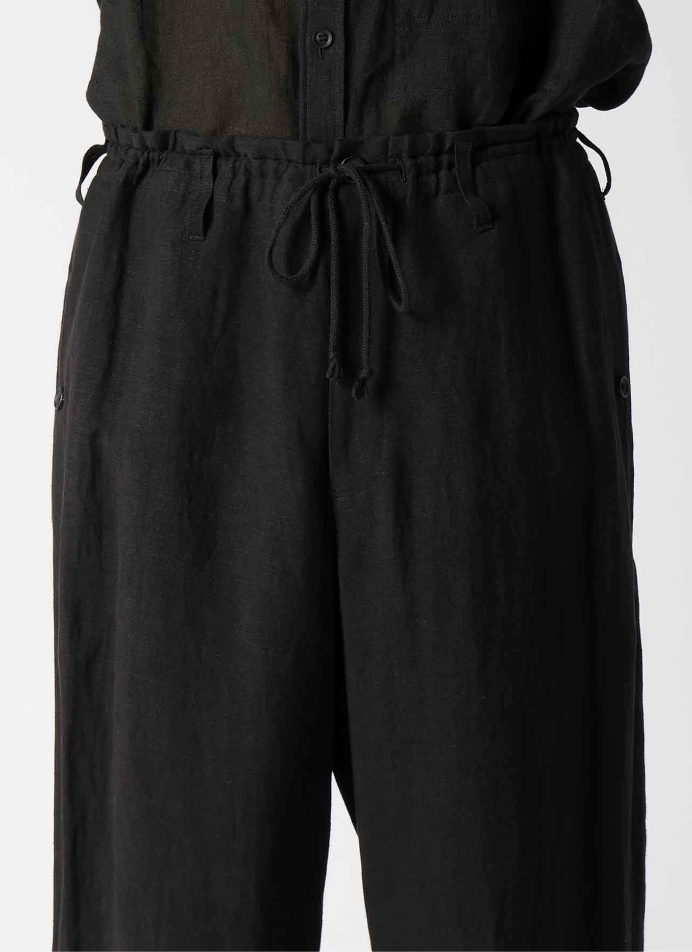 Yohji Yamamoto Yohji Yamamoto Pour Homme - CANVAS RIBBED HEM PANTS Size US 32 / EU 48 - 5 Thumbnail
