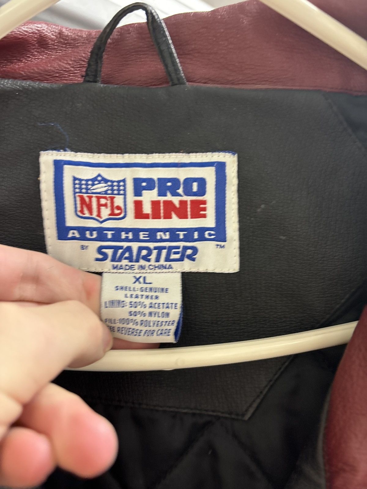 NFL × Vintage VINTAGE 49ers Leather jacket Size US XL / EU 56 / 4 - 3 Thumbnail