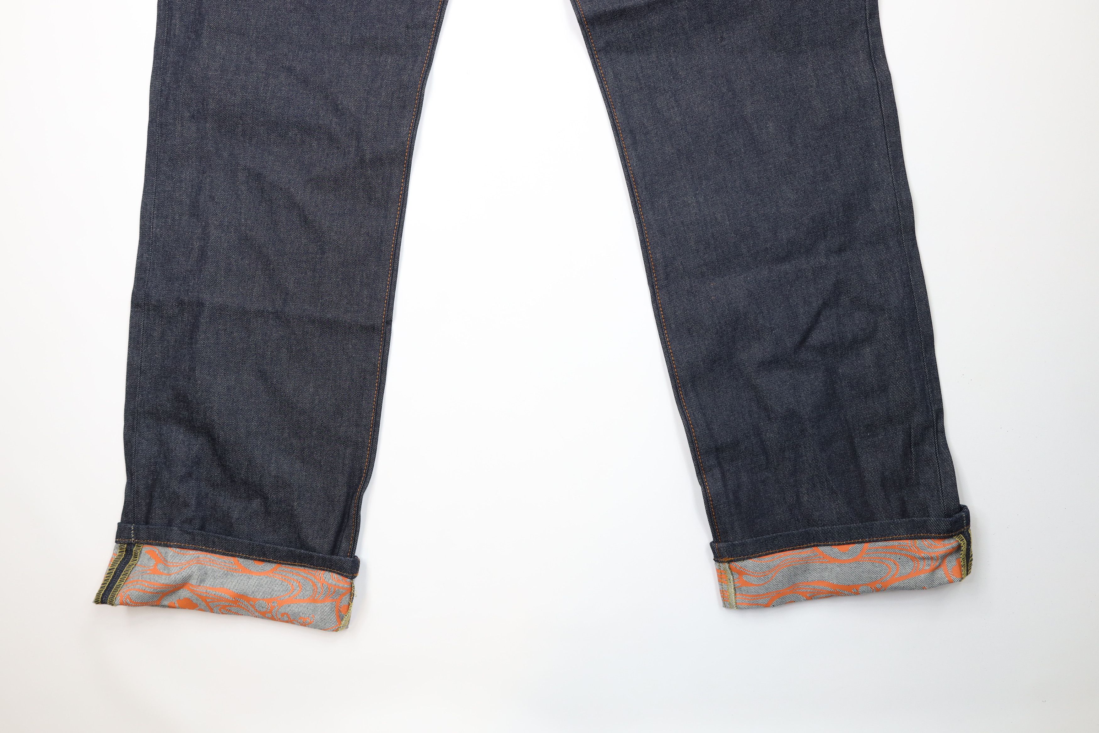 Evisu Deadstock Vintage 90s Evisu Jeans Buckle Back Wide Leg Jeans Size US 36 / EU 52 - 4 Thumbnail