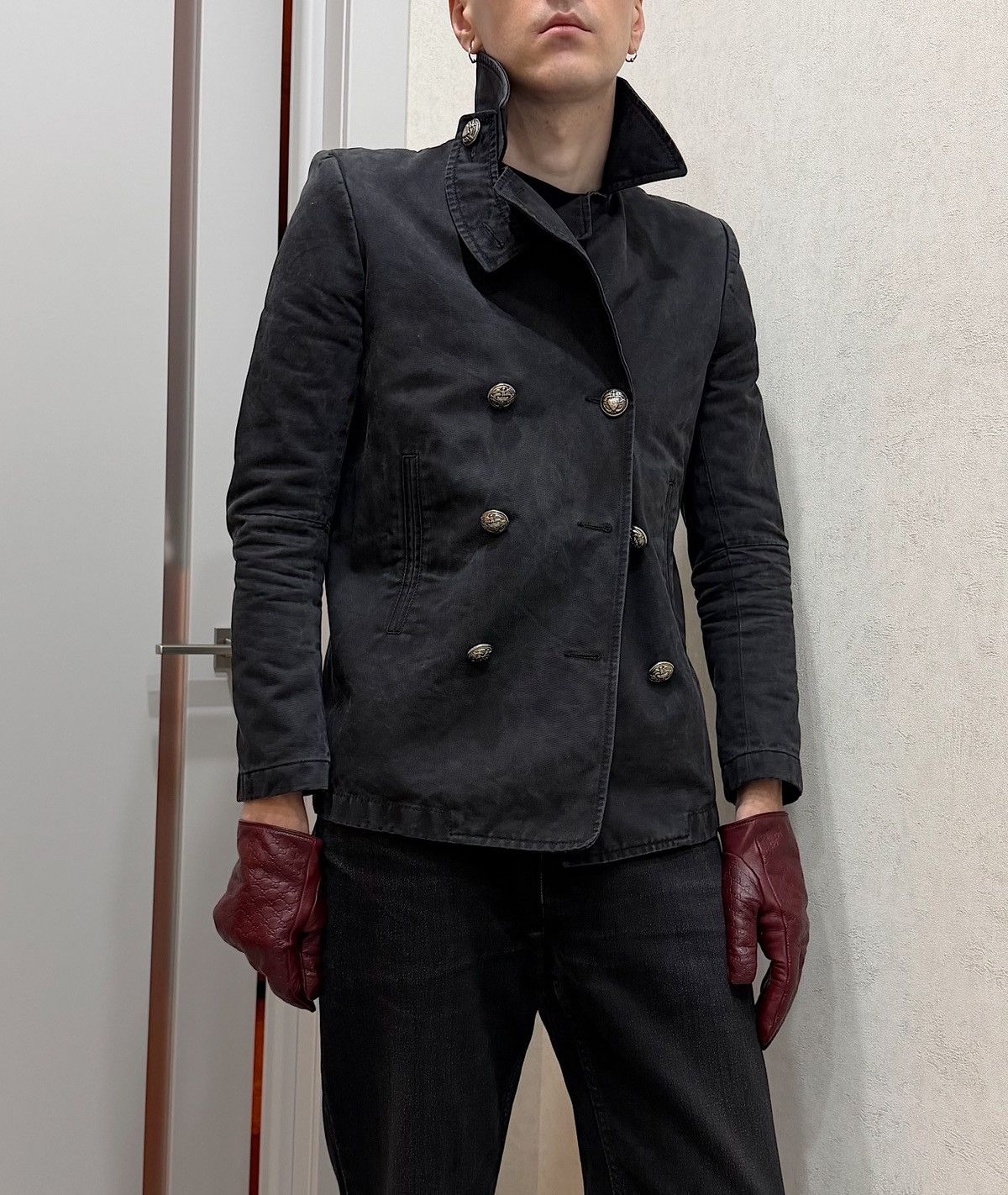 Balmain BALMAIN Decarnin SS2011 Victorian Washed Distressed Jacket Size US S / EU 44-46 / 1 - 4 Thumbnail