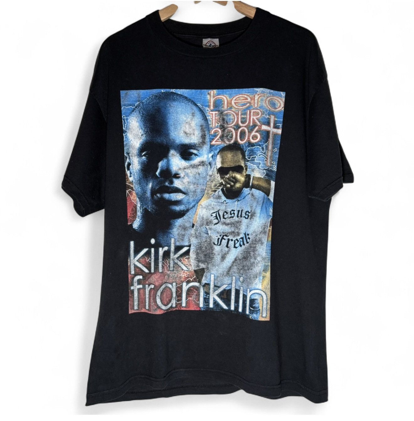 Vintage Vintage 2006 Kirk Franklin Gospel Rap Shhirt Sz L Size US L / EU 52-54 / 3 - 1 Thumbnail
