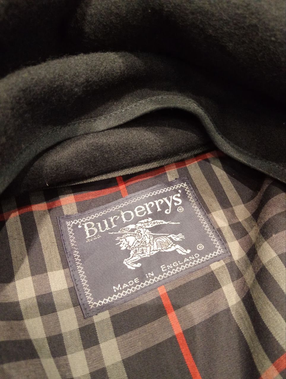 Burberry Prorsum VINTAGE BURBERRYS COTTON POLY TRENCH JACKET - NAVY Size US L / EU 52-54 / 3 - 16 Thumbnail