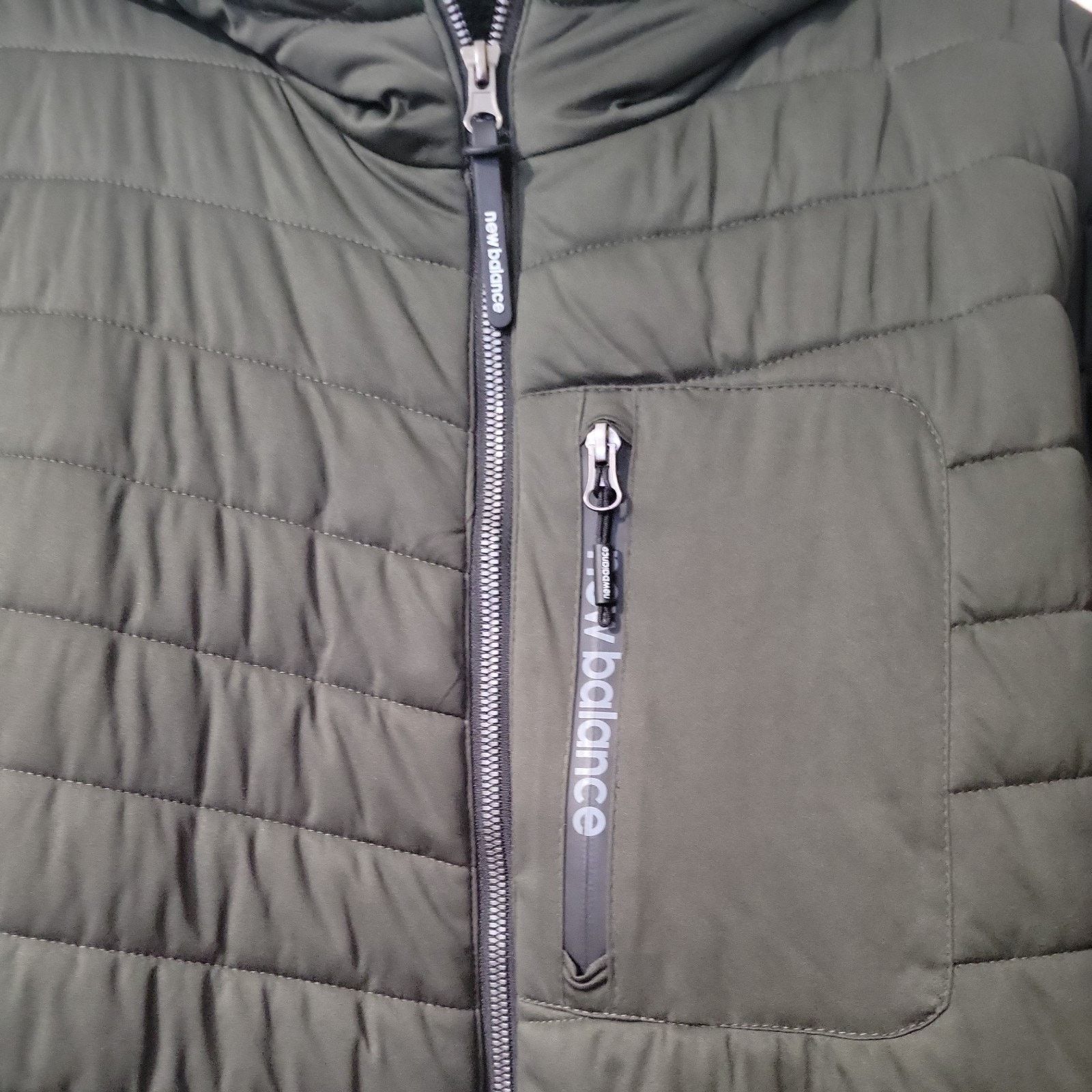 New Balance New Balance 2XL Quilted Puffer Winter Jacket Charcoal Black Size US XXL / EU 58 / 5 - 6 Thumbnail