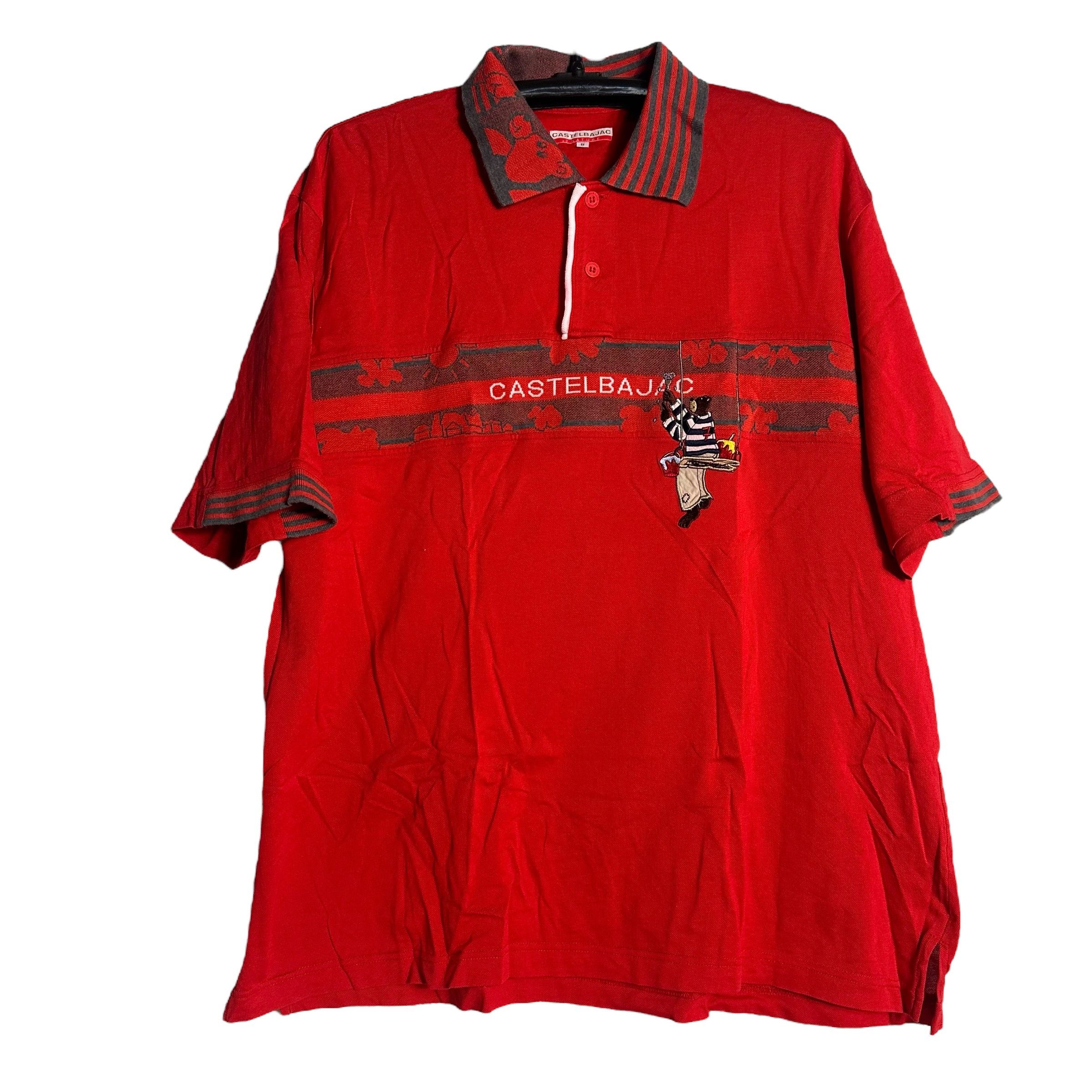 Jean Charles De Castelbajac 🔥RARE 🔥Vintage Castlebajac +2 Nature Pop Art Polo Shirt Size US XXL / EU 58 / 5 - 1 Thumbnail