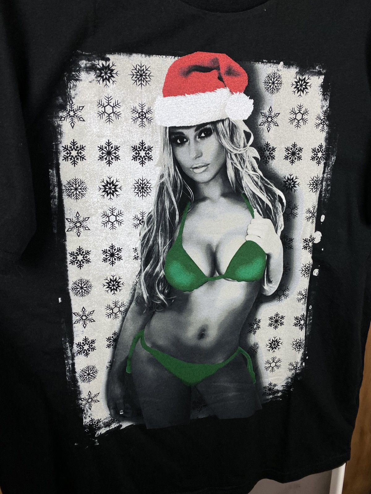 Other 🚒Vintage T-Shirt Sex Girl Christmas Soviet Tee🚒 Size US XL / EU 56 / 4 - 2 Thumbnail