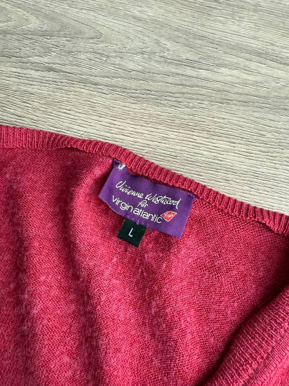 Vivienne Westwood Vivienne Westwood Virgin Atlantic Red Sweater Cardigan Size L / US 10 / IT 46 - 5 Thumbnail