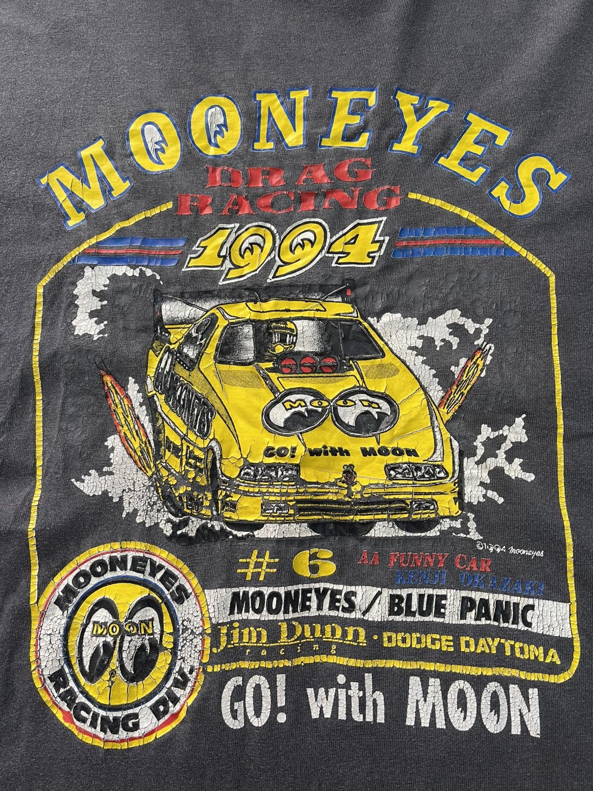 Sports Specialties VINTAGE 90S MOONEYES DRAG RACING JIM DUNN TEE VERY RARE Size US XL / EU 56 / 4 - 3 Thumbnail