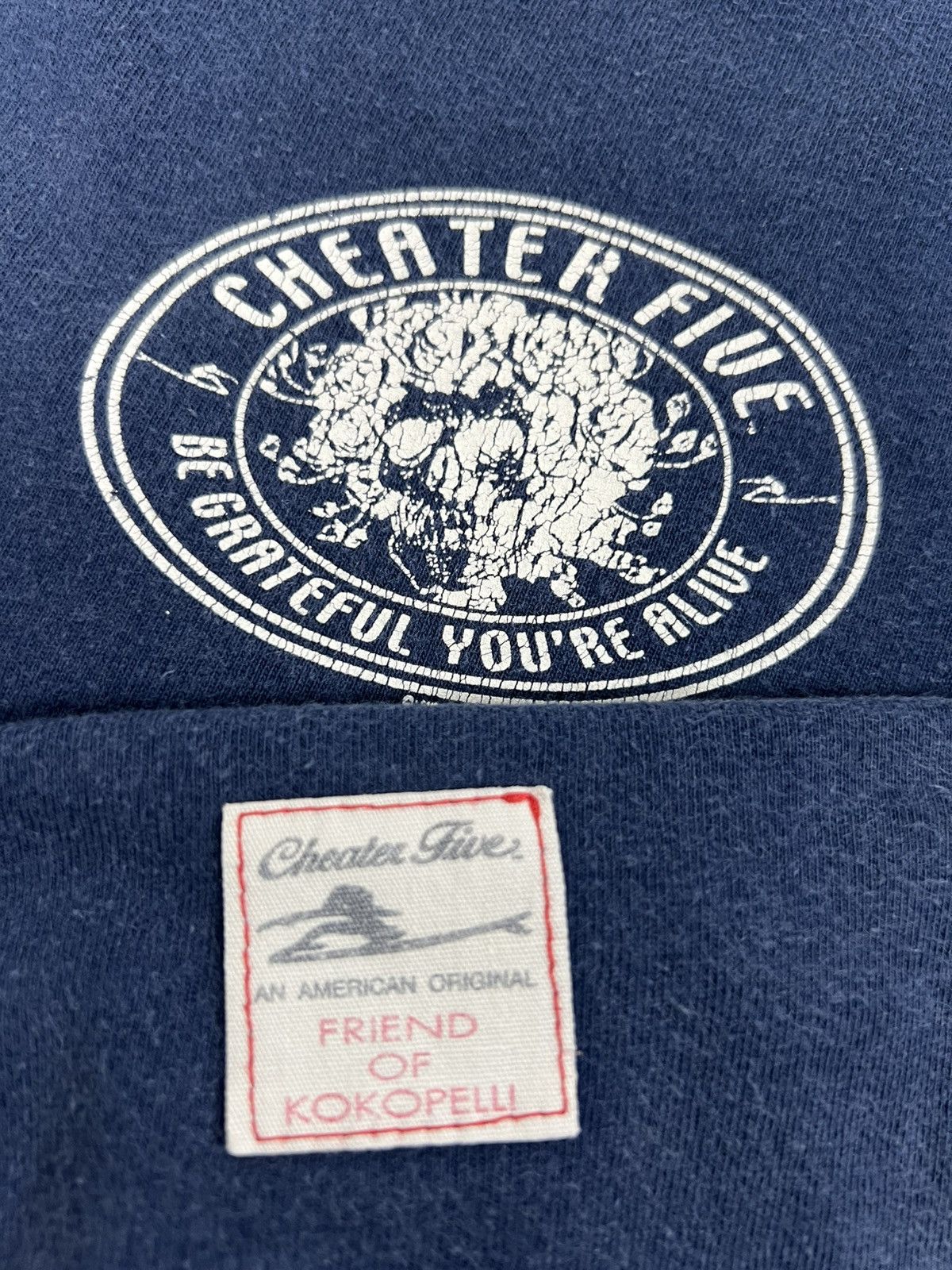 Vintage 90s Vintage Distressed CHEATER FIVE Surf Tee Size US M / EU 48-50 / 2 - 5 Thumbnail