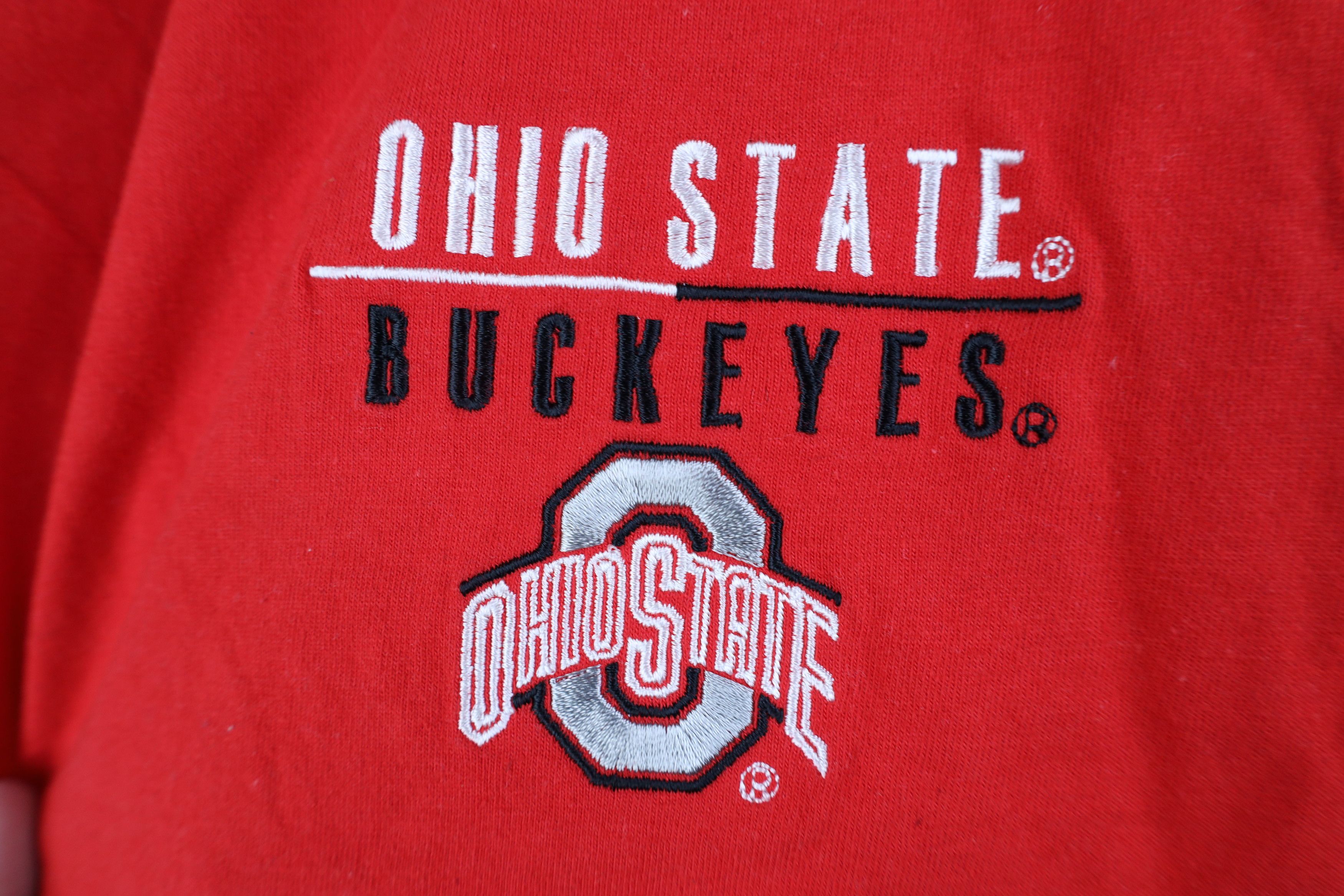 Starter Vintage 90s Starter Baggy Fit Ohio State University T-Shirt Size US L / EU 52-54 / 3 - 4 Thumbnail