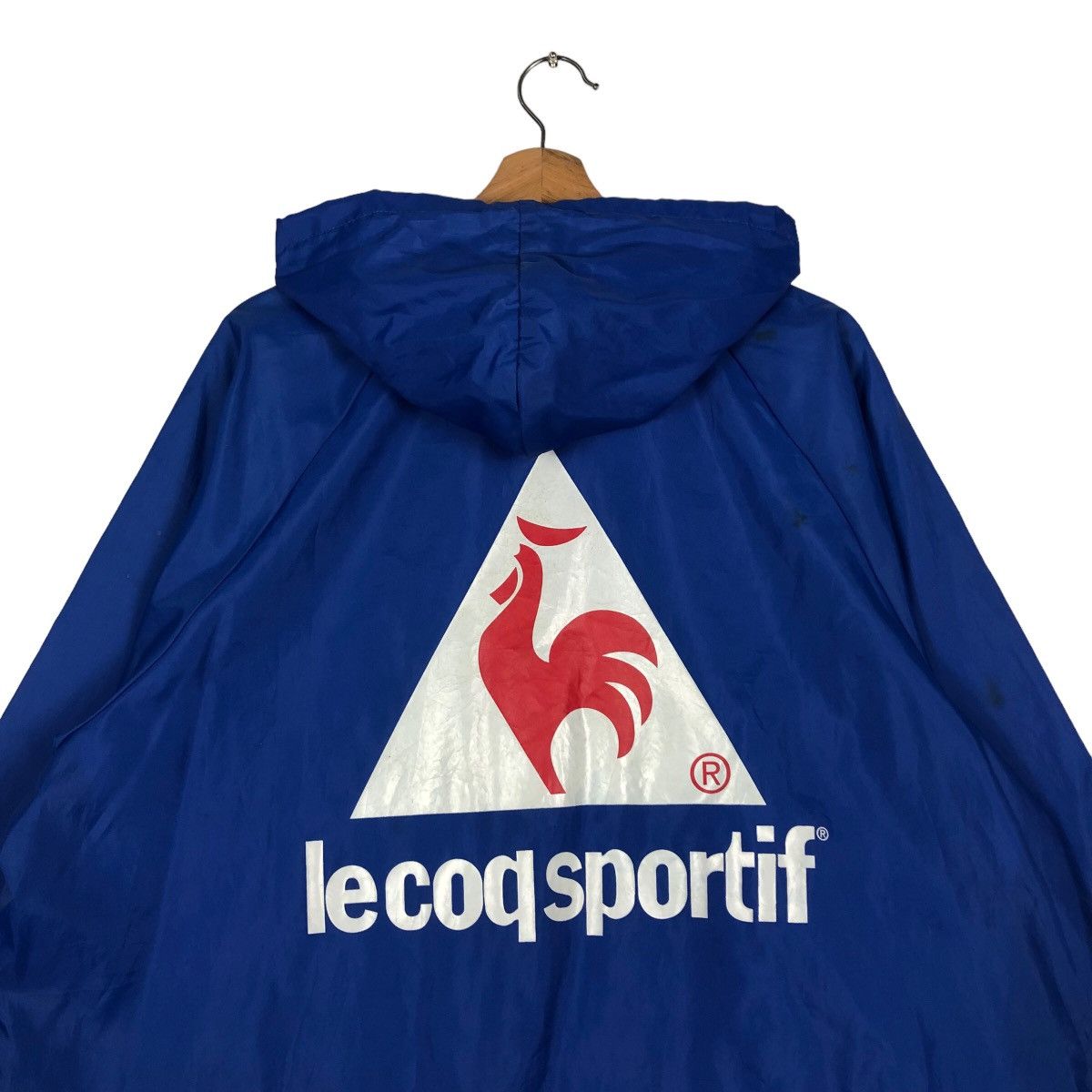 Japanese Brand 🔥Vtg Survival Jacket Le Coq Sportif Made in USA Big Logo Size US XL / EU 56 / 4 - 9 Thumbnail