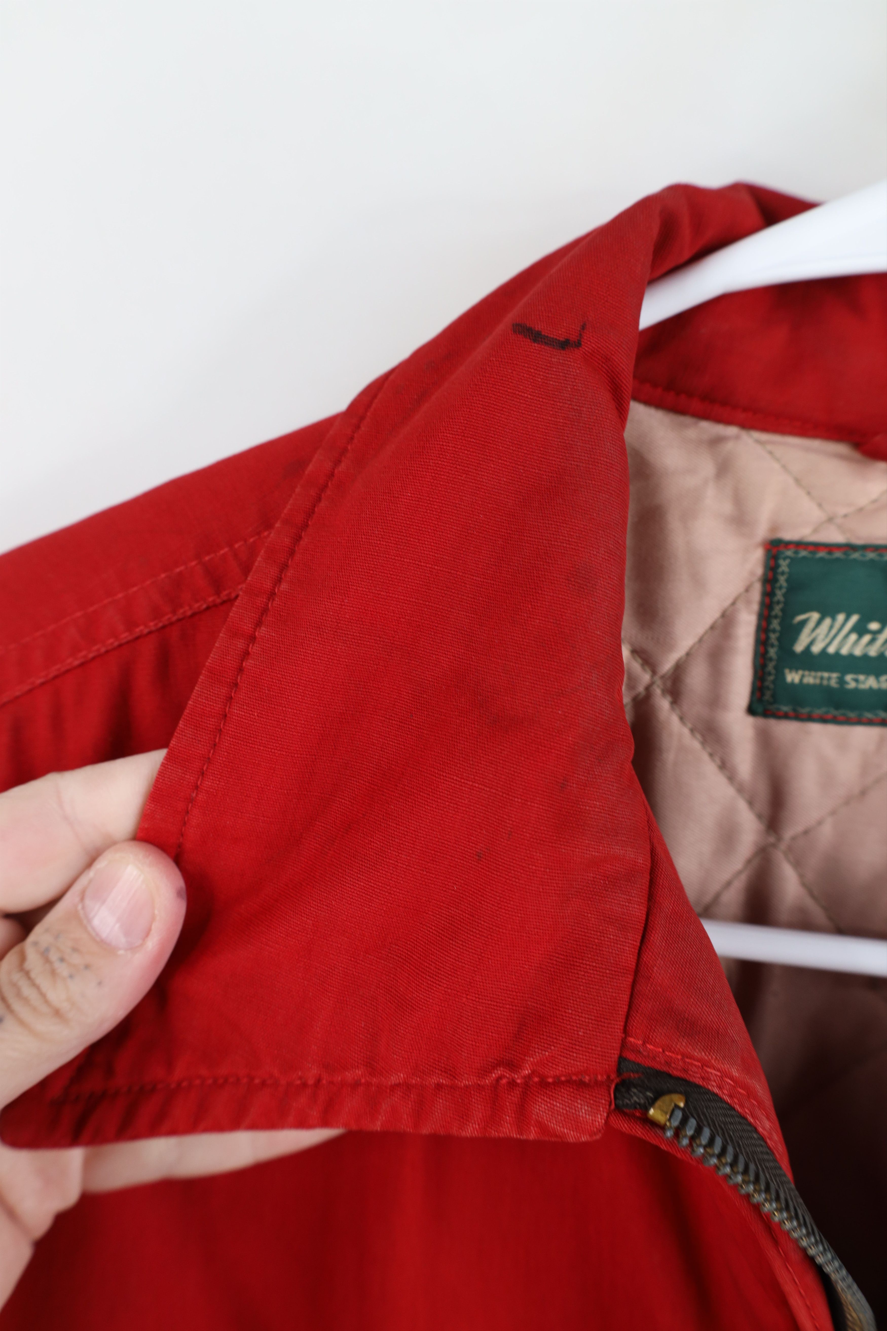 Vintage Vintage 50s 60s Streetwear Quilted Chore Jacket Red USA Size US M / EU 48-50 / 2 - 10 Thumbnail