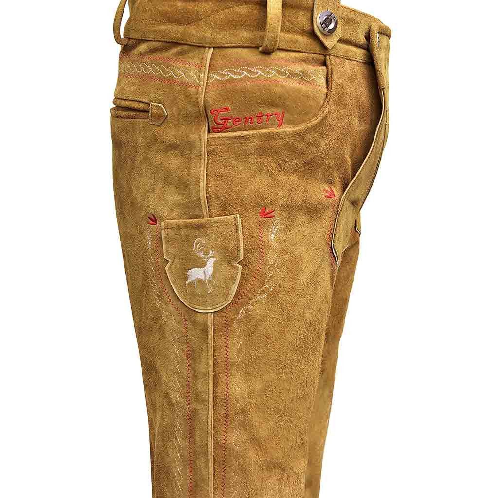 Other Men's Suede Kniebundhosen Zimmer Golden Brown Size US 32 / EU 48 - 2 Thumbnail