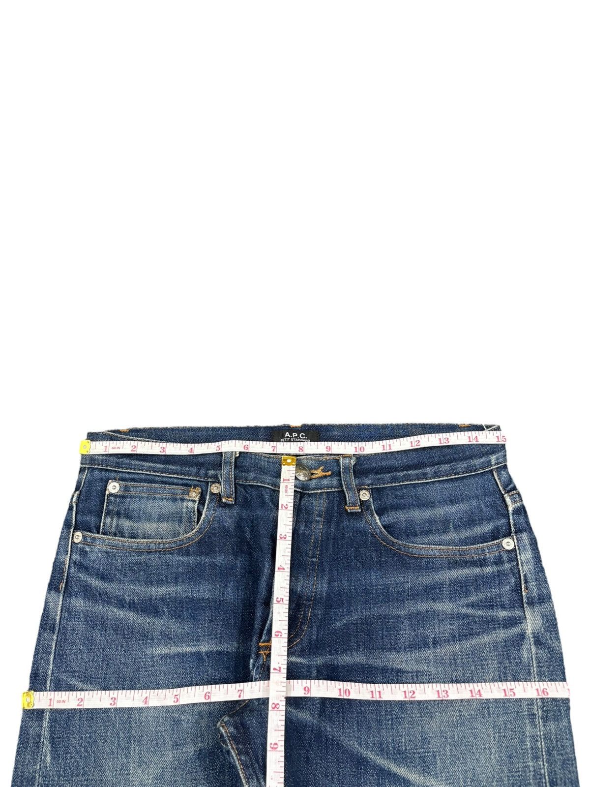 A.P.C. Vintage APC Petit New Standard Selvedge Jeans Size US 30 / EU 46 - 11 Thumbnail