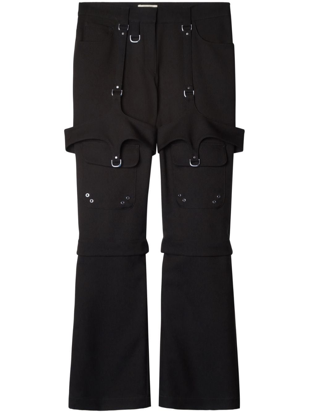 Off-White WOOL CARGO TROUSERS Size 27" / US 4 / IT 40 - 1 Thumbnail