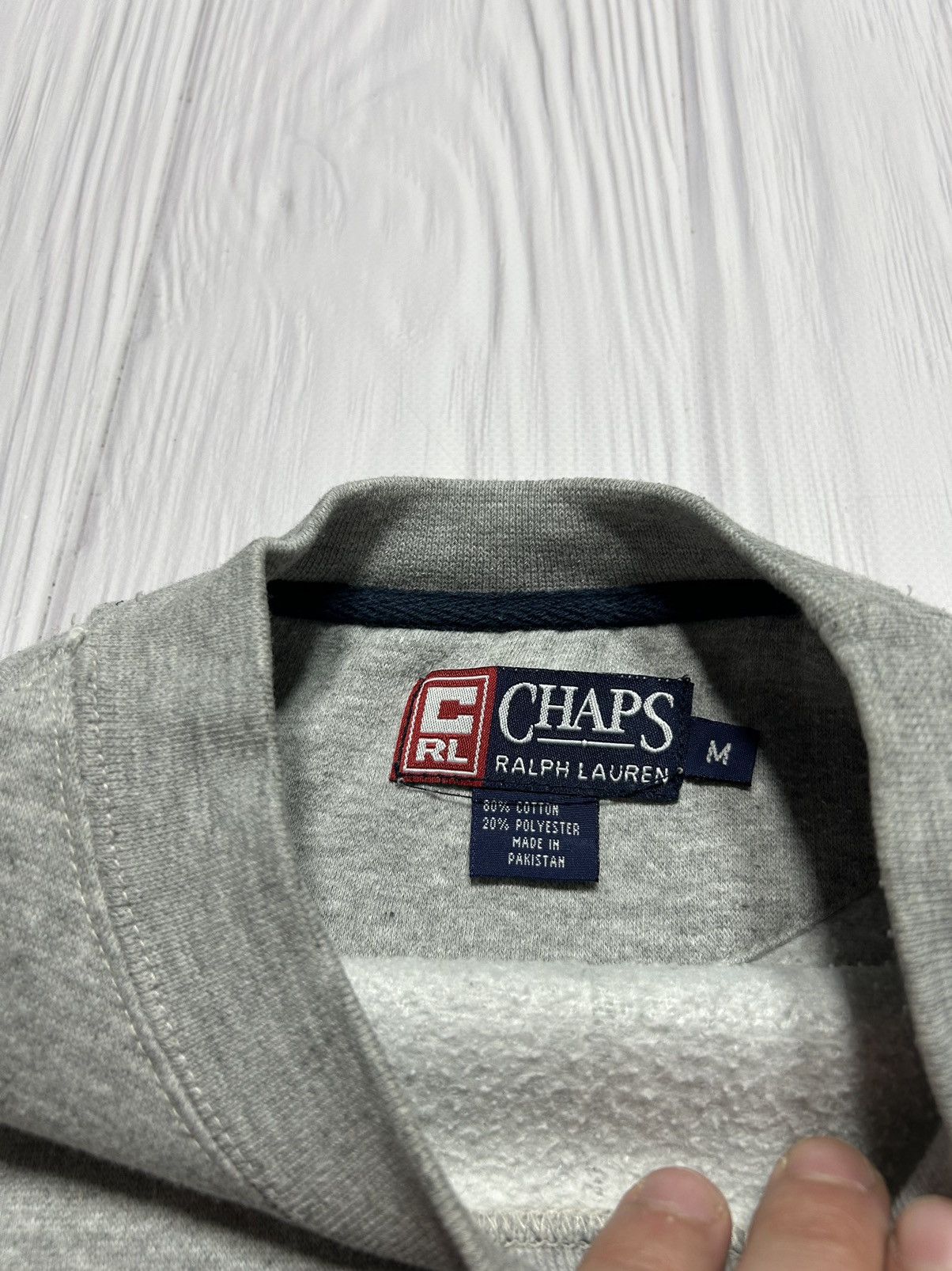 Chaps Ralph Lauren Vintage 90s Chaps Ralph Lauren Big Logo Sweatshirt Size M Size US M / EU 48-50 / 2 - 12 Thumbnail