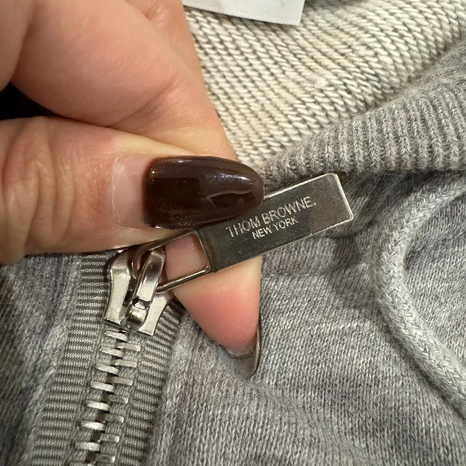 Thom Browne Thom Browne Gray Zip Hoodie. Size US M / EU 48-50 / 2 - 4 Thumbnail
