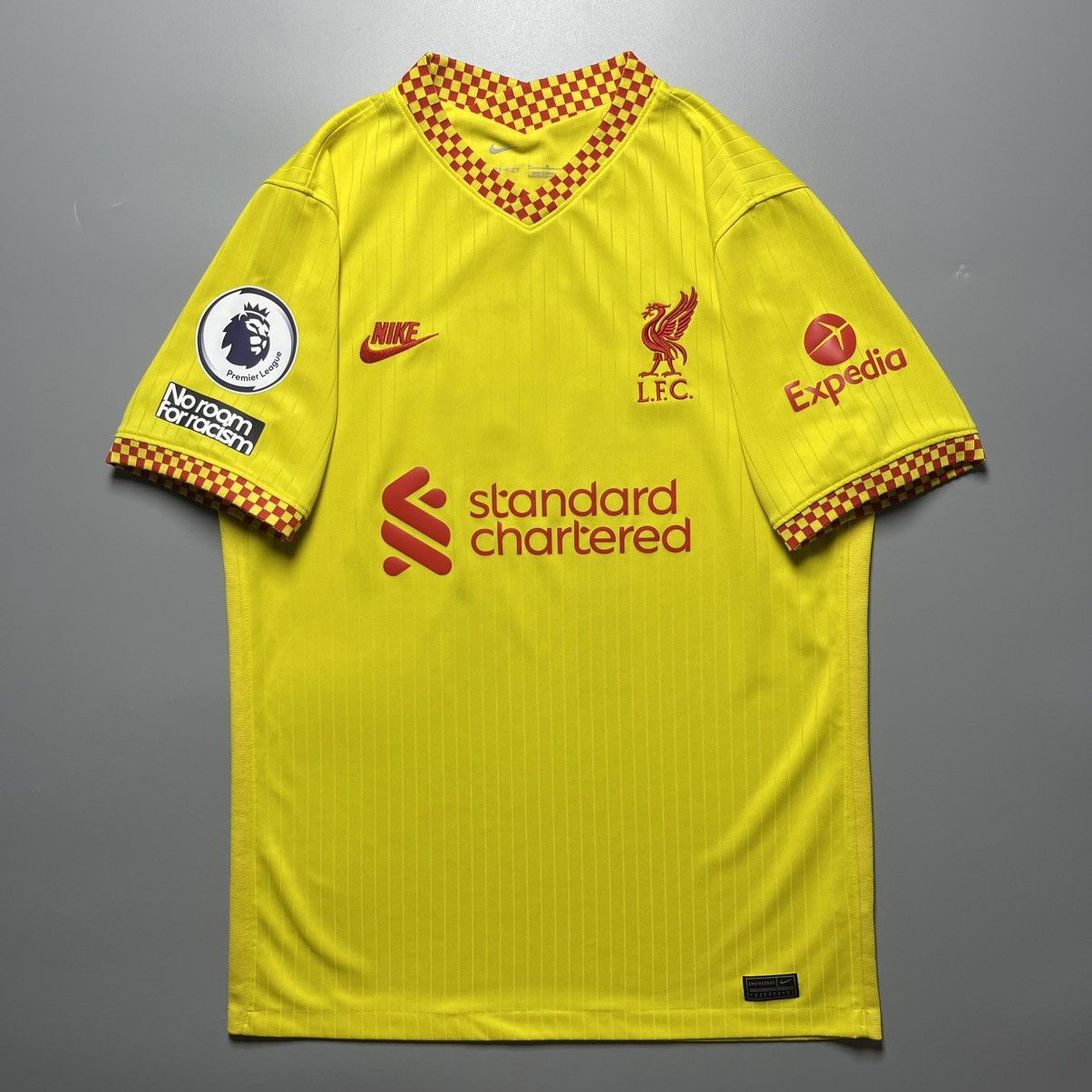 Nike × Vintage LIVERPOOL NIKE 2021/2022 FOOTBALL THIRD JERSEY #11 SALAH Size US M / EU 48-50 / 2 - 2 Thumbnail