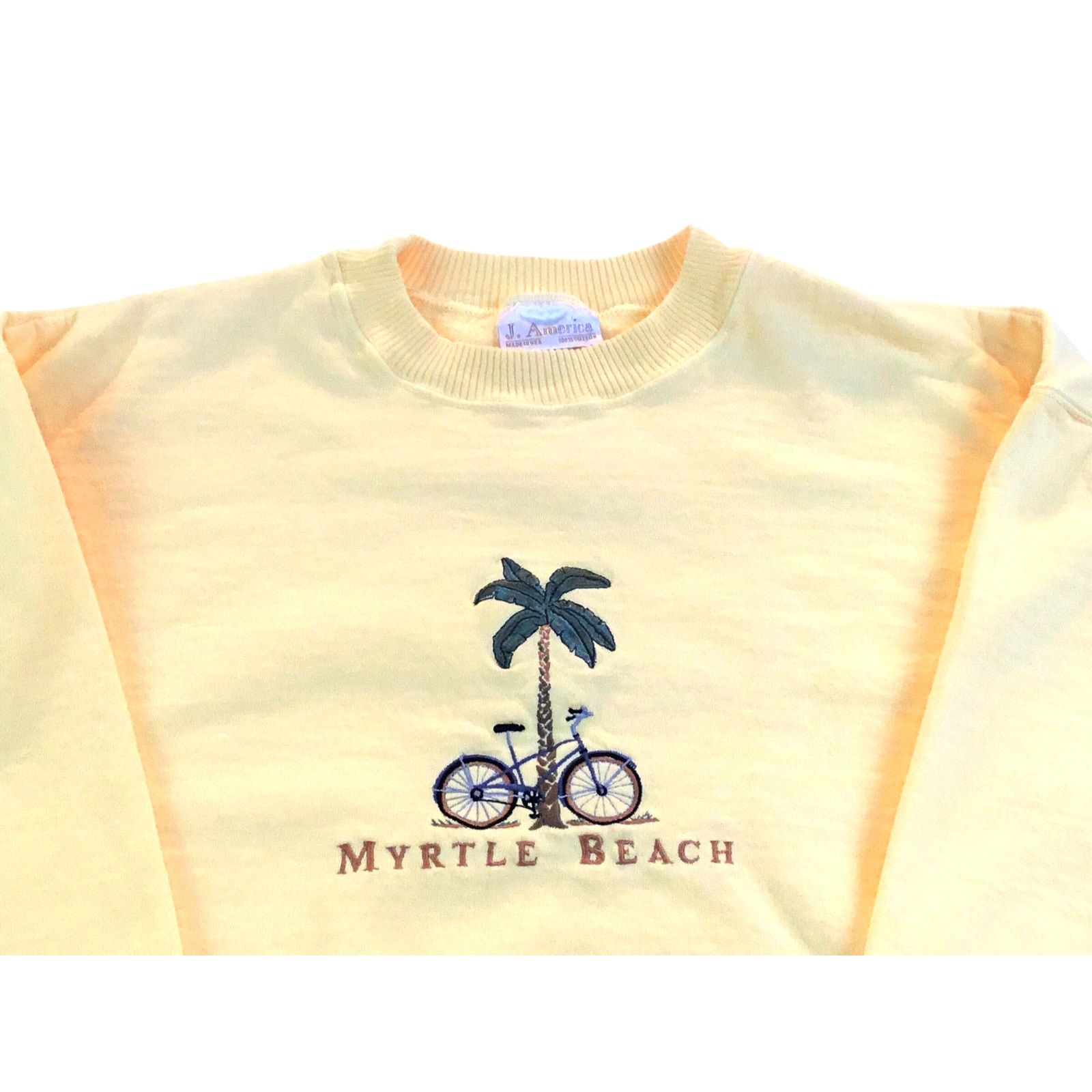 Other Myrtle Beach Sweatshirt Yellow Bike Palm Tree Size Medium Size M / US 6-8 / IT 42-44 - 3 Thumbnail