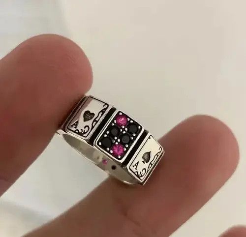 Japanese Brand Poker Adjustable Ring Size ONE SIZE - 3 Thumbnail