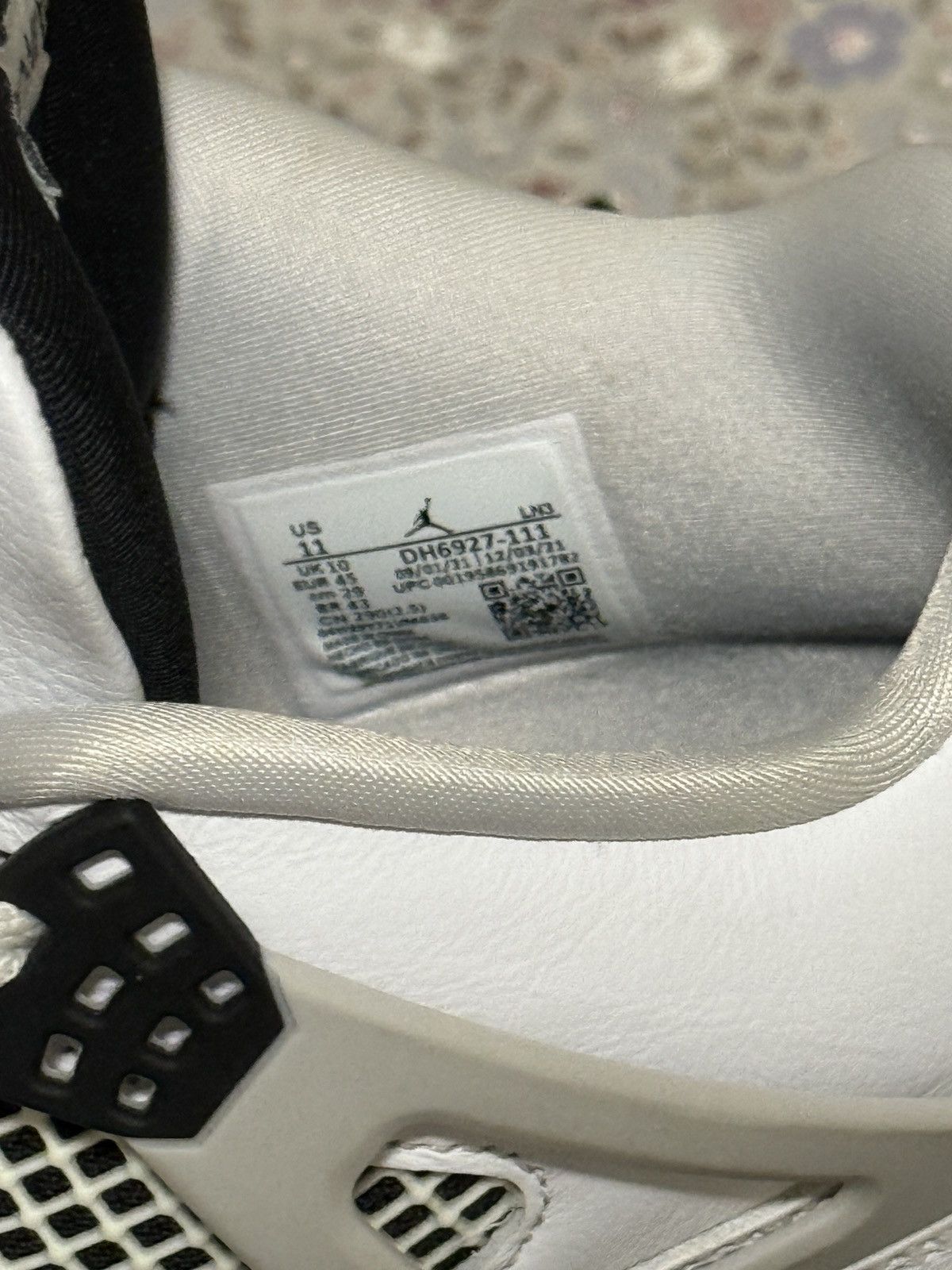 Nike Jordan 4 Military Black Size US 11 / EU 44 - 9 Thumbnail