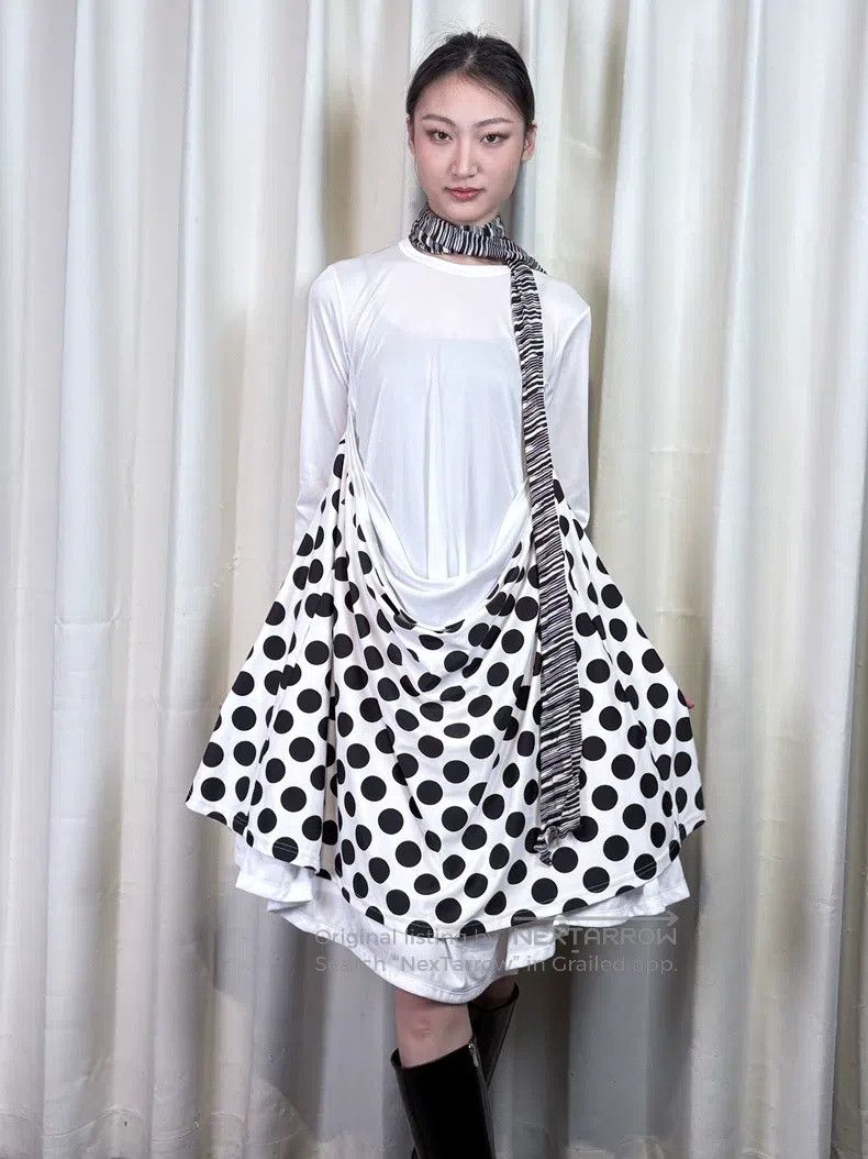 Comme des Garcons Comme Des Garcons Vintage Polka Dot Multi-layered Deconstr Size S / US 4 / IT 40 - 1 Thumbnail