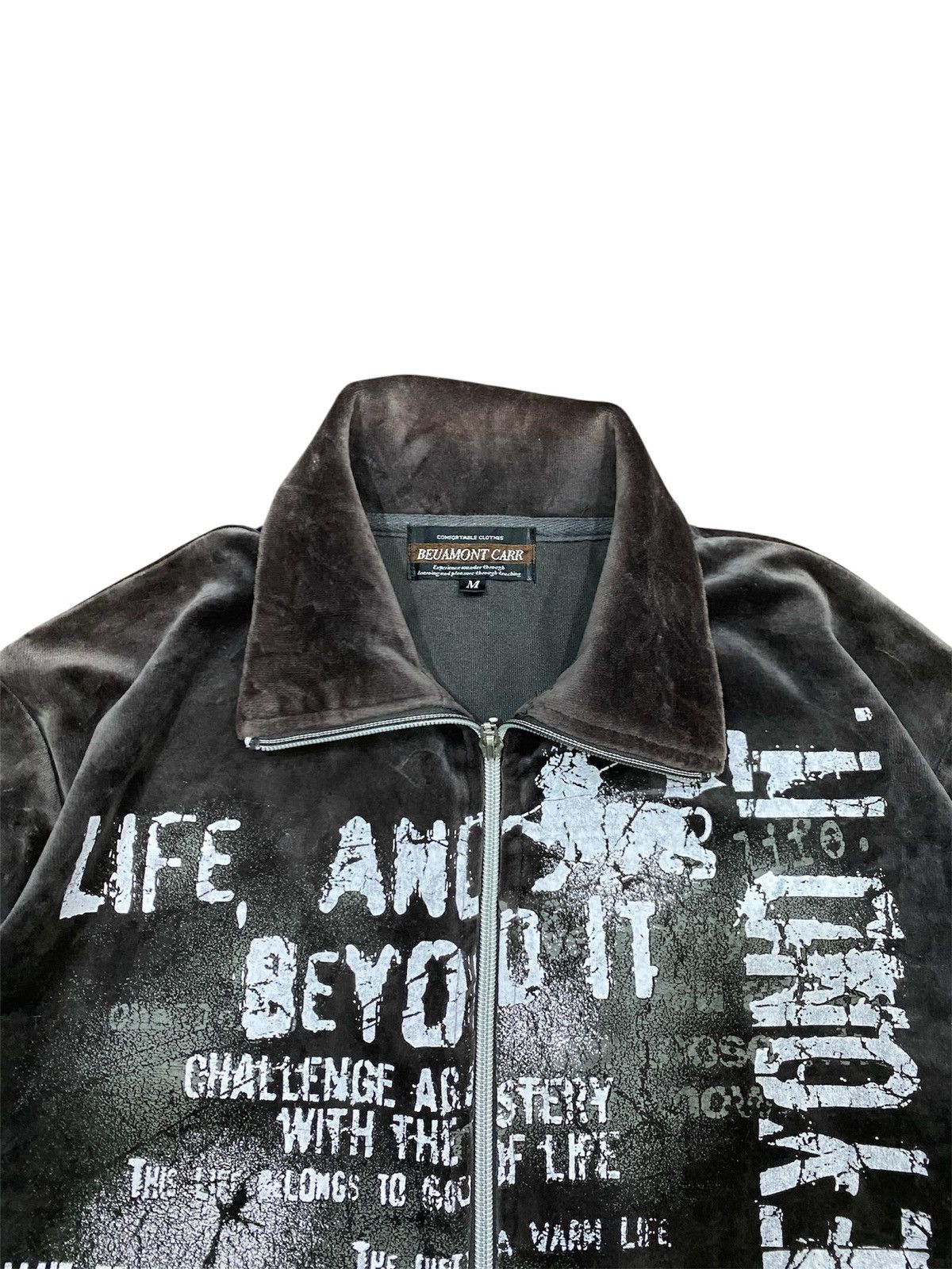 Japanese Brand Y2K Seditionaries Beaumont Carr Punk Suede Zipper Jacket Size US M / EU 48-50 / 2 - 3 Thumbnail