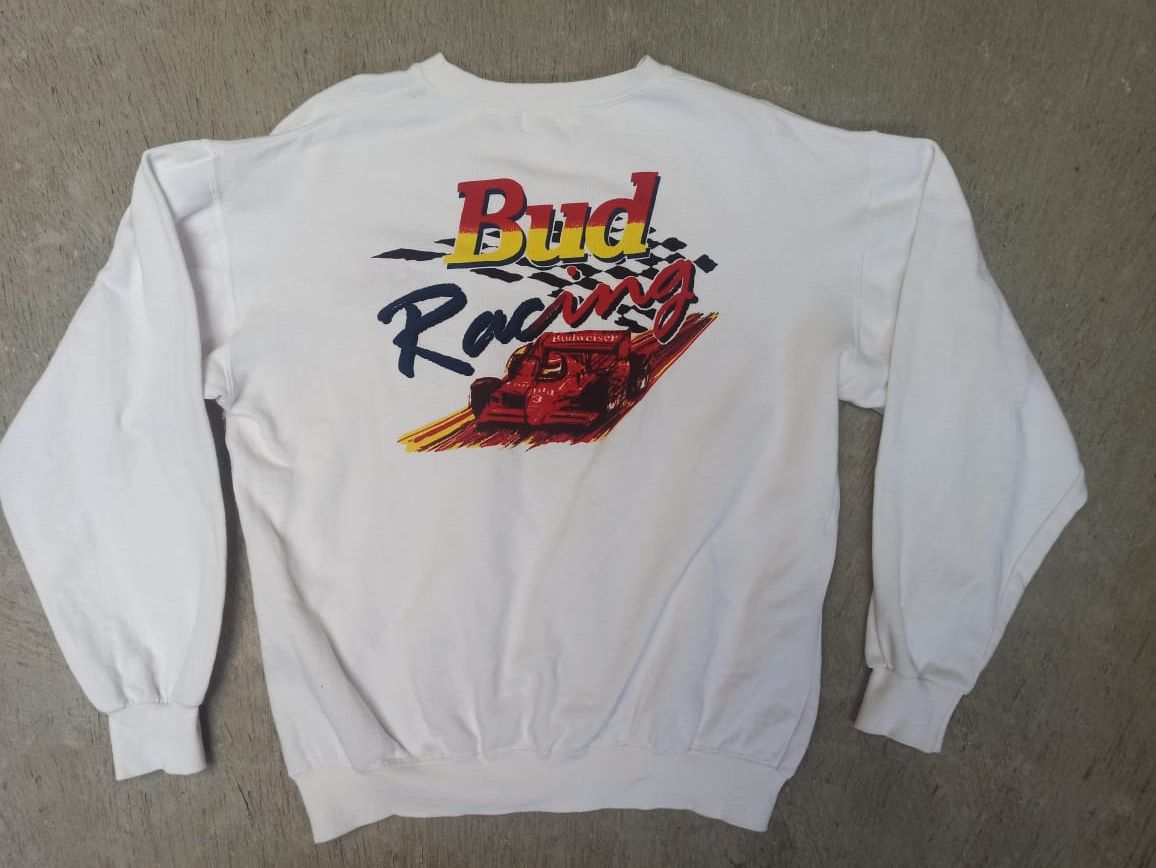 Budweiser × Vintage Vintage sweater BUDWEISER Size US L / EU 52-54 / 3 - 2 Thumbnail