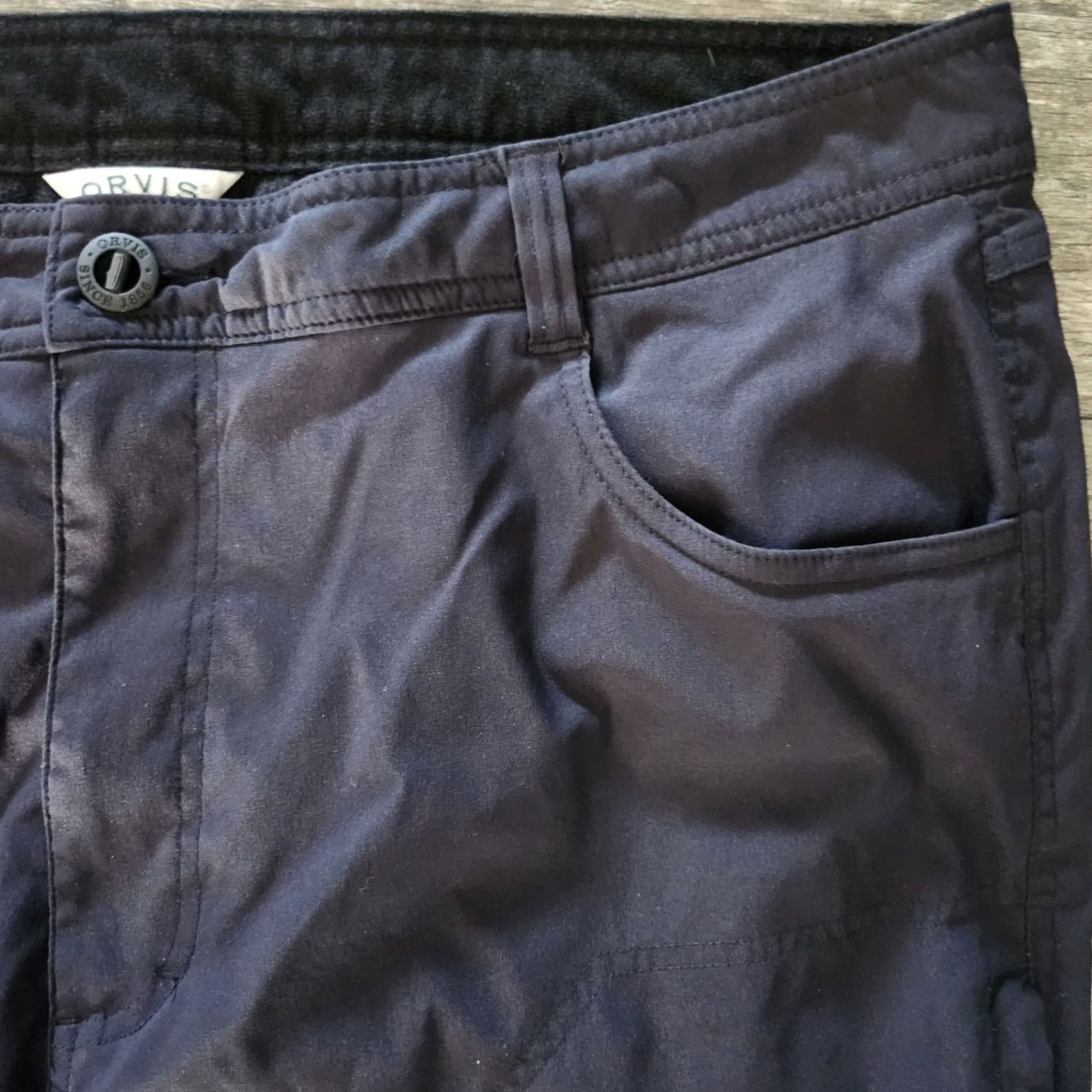 Orvis Orvis Pants Fleece Lined Mens 40x30 Insulated Tech Straight Stretch Navy Blue Size US 40 / EU 56 - 4 Thumbnail