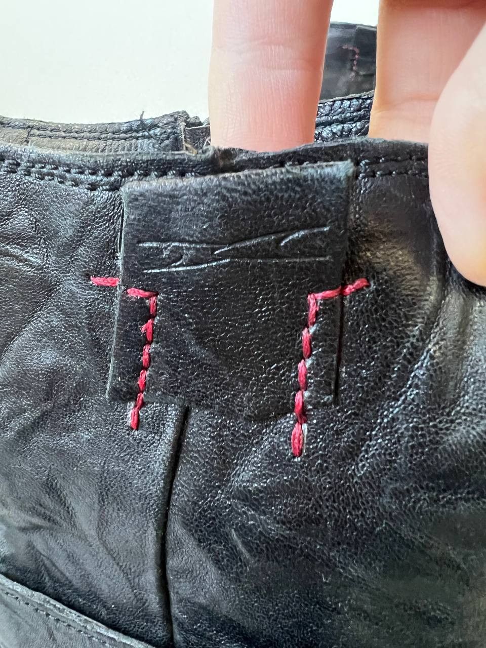 A.S.98 AS98 Scar Stitching Leather Boots Y2K Vintage Archive Opium Size US 9 / EU 42 - 4 Thumbnail