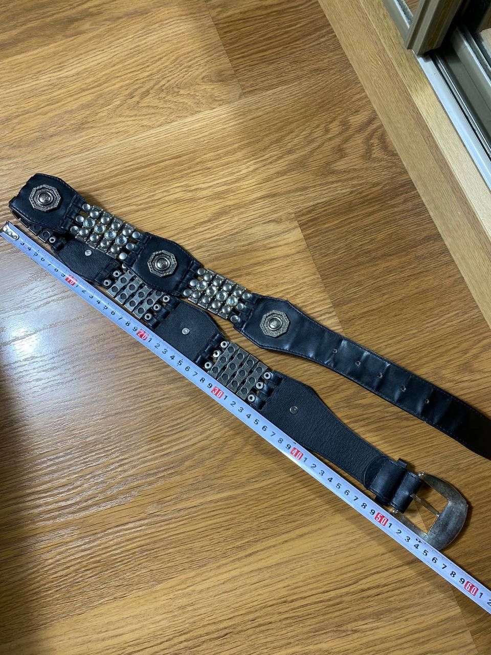 Vintage Vintage Crazy Metal Belt Drip Japanese Hype bb Simon Size ONE SIZE - 5 Thumbnail