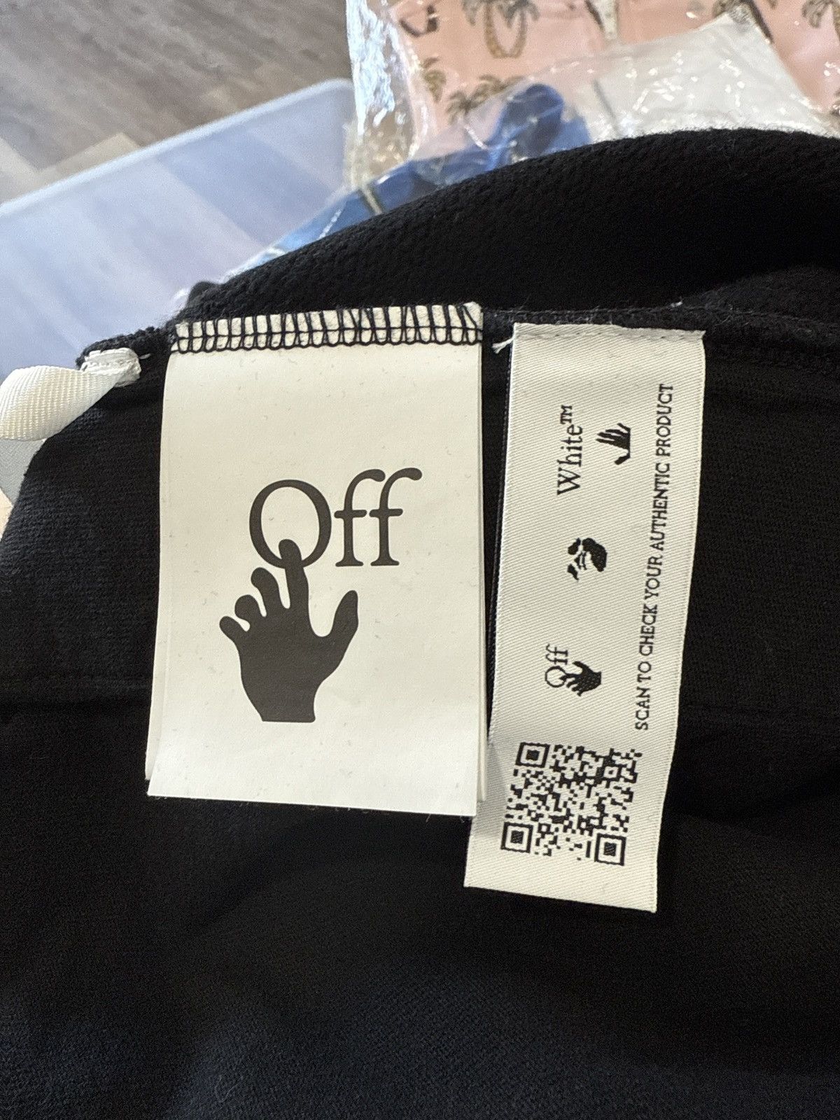 Off-White Off White Black shorts Size US 41 - 6 Thumbnail