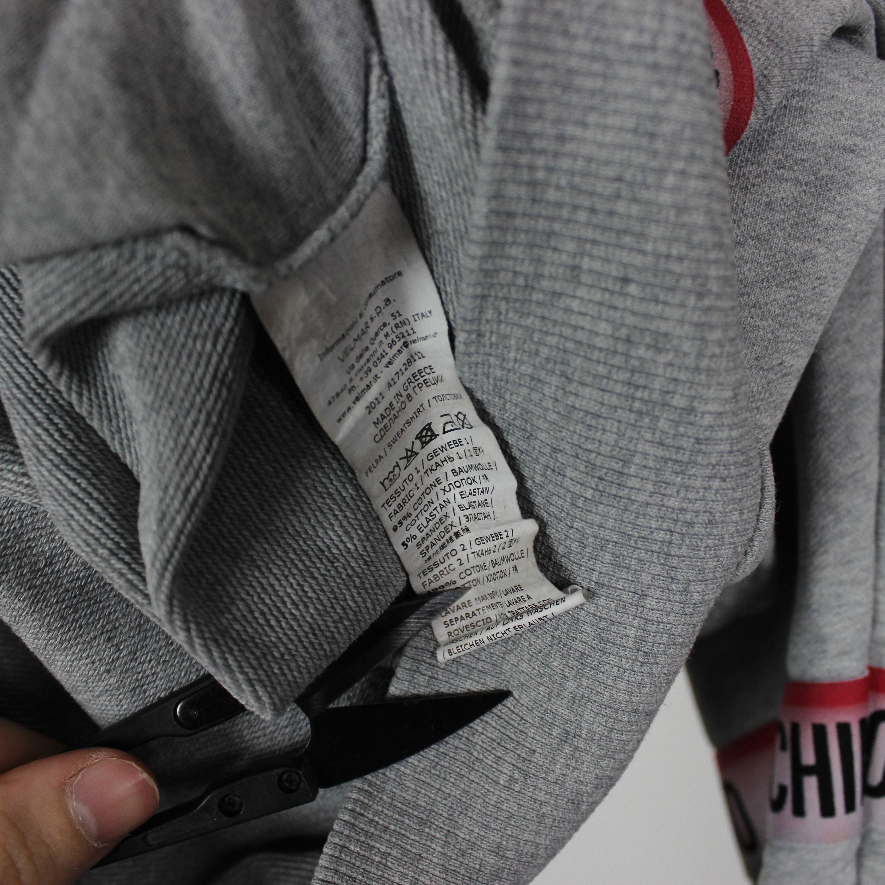 Moschino Moschino underwear hoodie men logo M gray Size US M / EU 48-50 / 2 - 11 Thumbnail