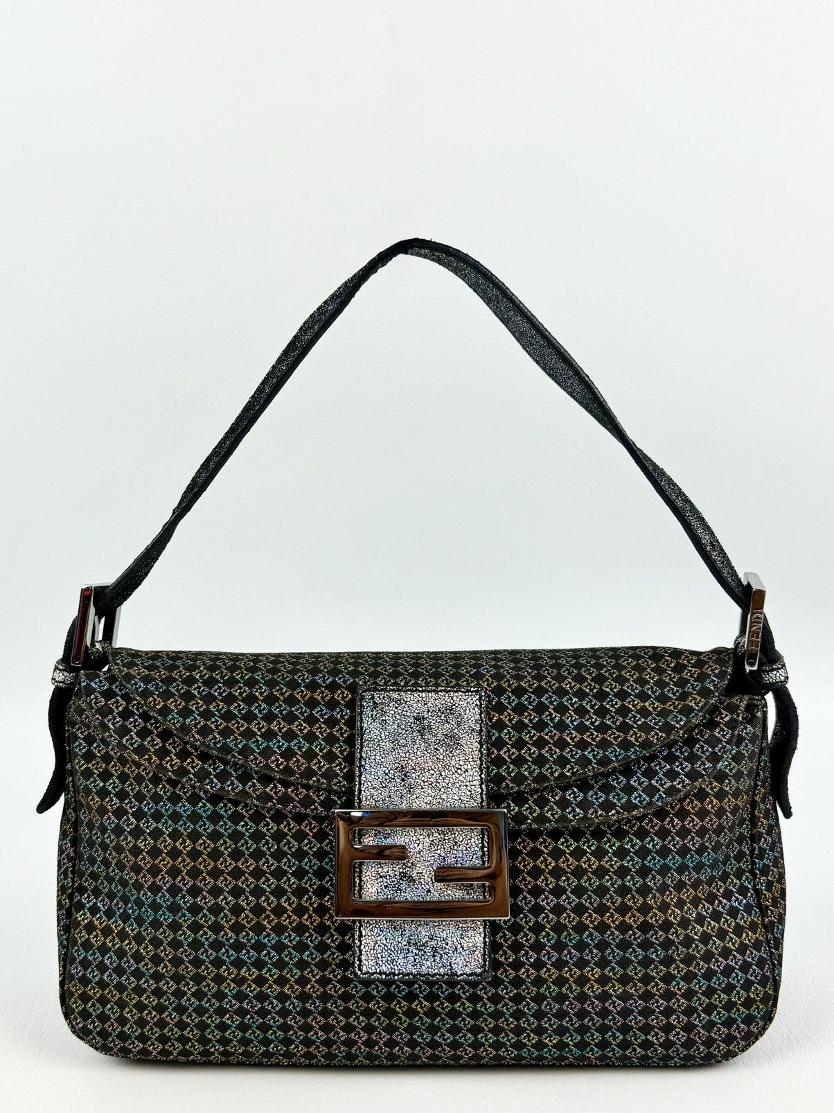 Fendi Fendi - 00’s - Multicolor - Zucca - Double Flap - Baguette Size ONE SIZE - 1 Thumbnail