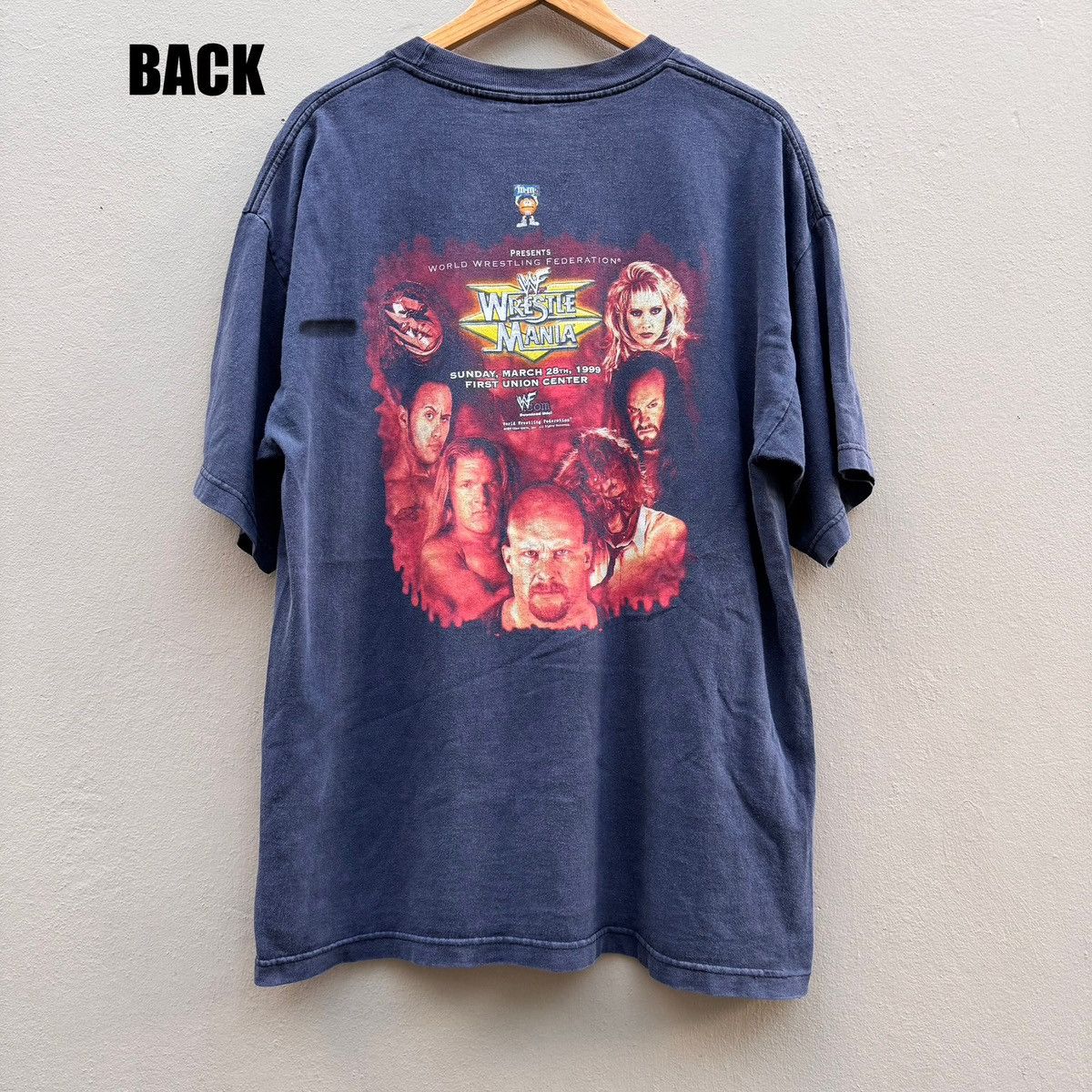 Rap Tees × Vintage × WWE wwe wrestlemania 15 tee rare Size US XL / EU 56 / 4 - 1 Thumbnail