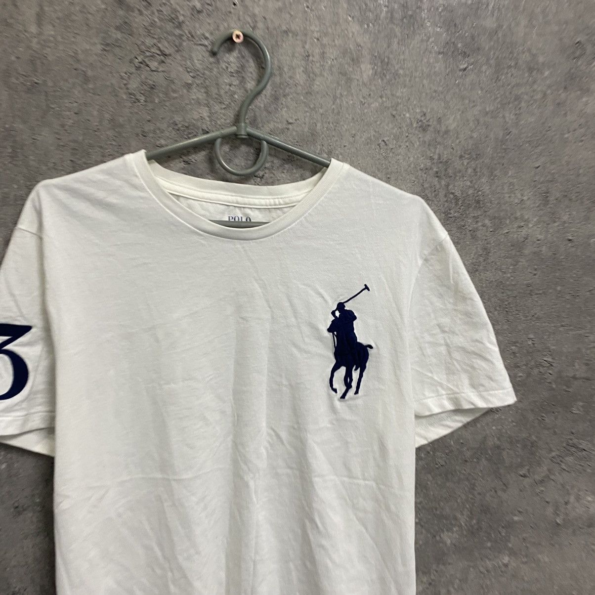 Polo Ralph Lauren Polo Ralph Lauren T-Shirt Big Pony #3 PRL White Size US M / EU 48-50 / 2 - 5 Thumbnail