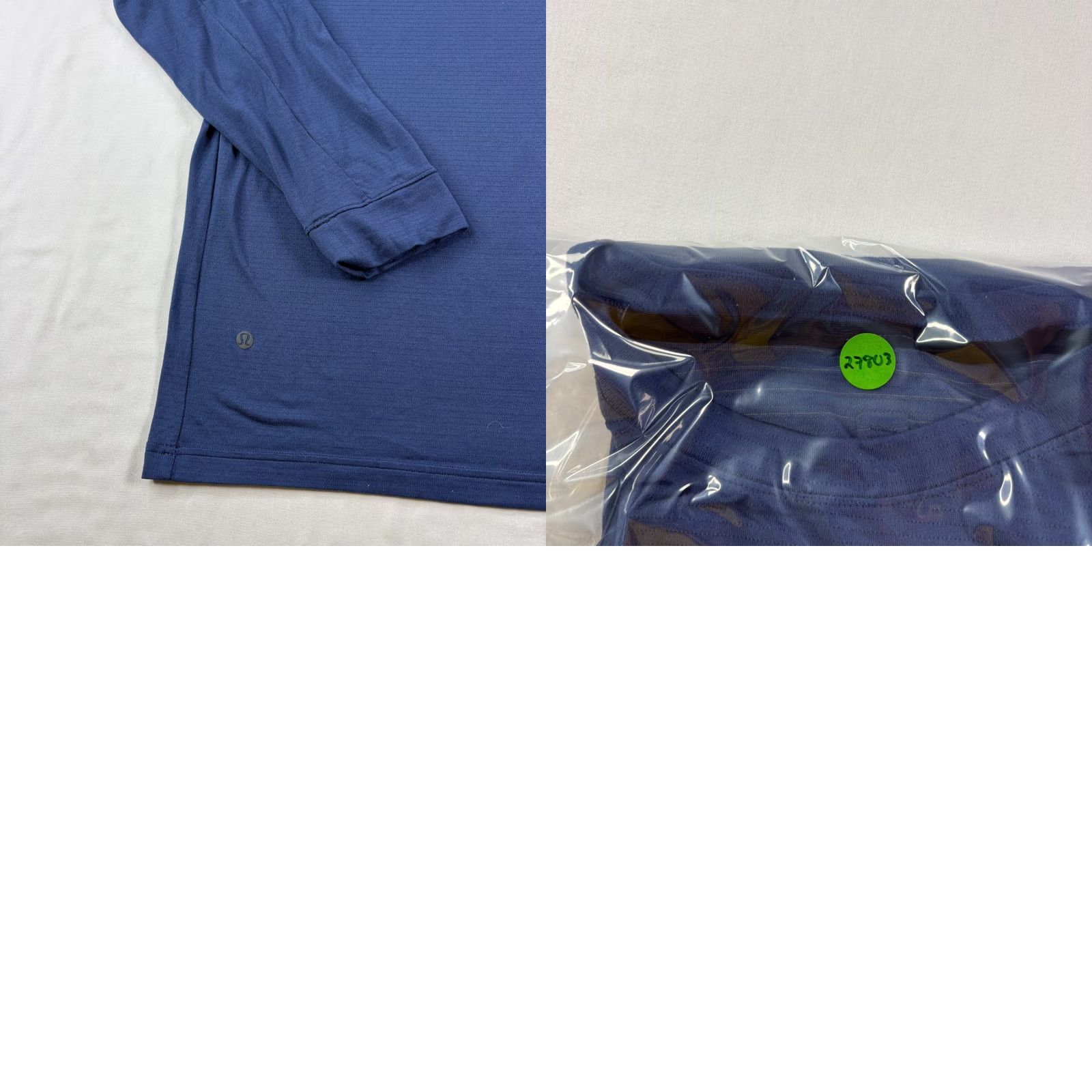 Lululemon Lululemon Drysense Shirt Mens XL Blue Long Sleeve Gym Performance Athleisure Shirt Size US XL / EU 56 / 4 - 8 Thumbnail