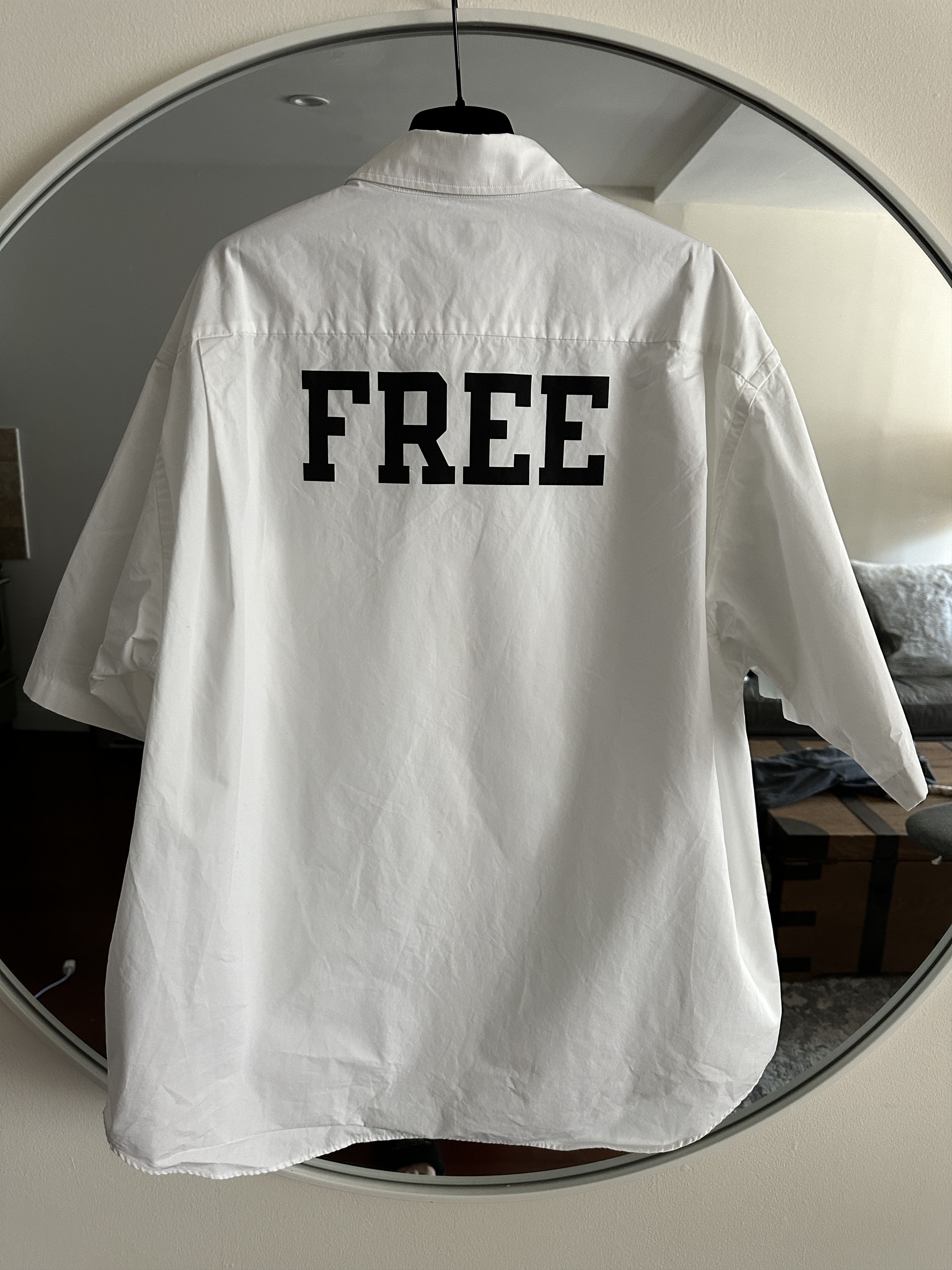 Balenciaga Balenciaga Afterworld Free Button Down size 39 medium M Size US M / EU 48-50 / 2 - 5 Thumbnail