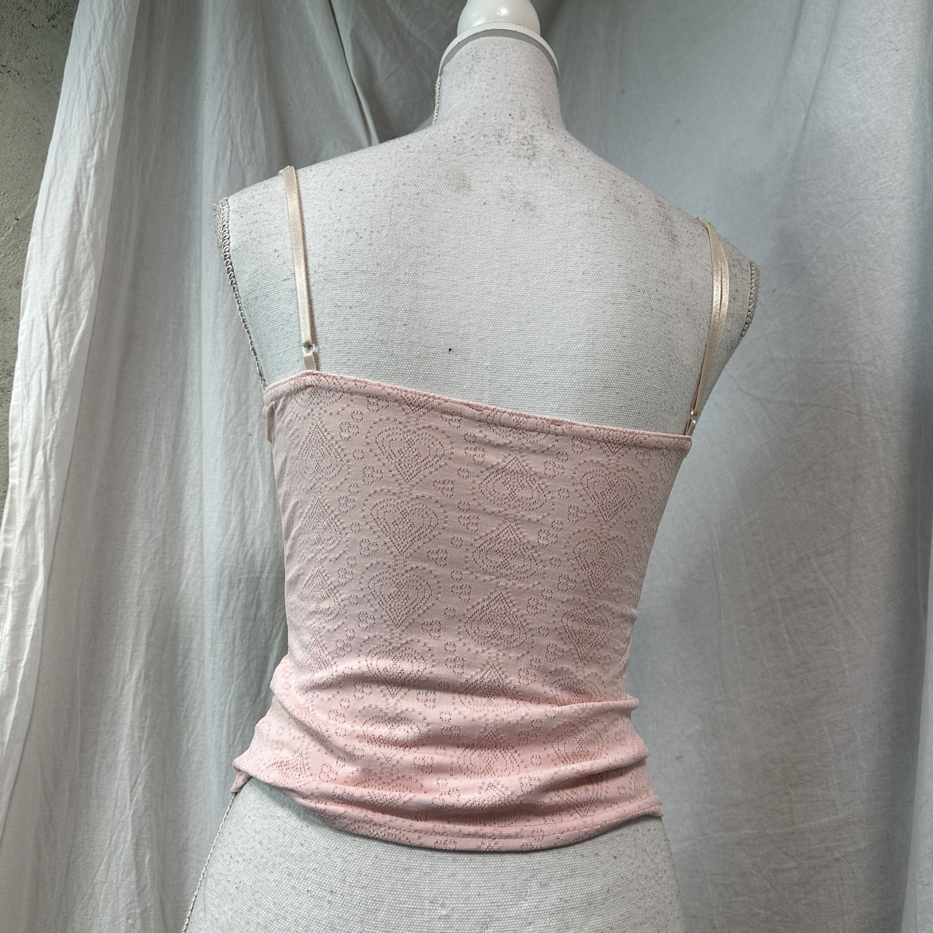 Vintage Vintage Coquette Baby Pink Morgan Top Y2K Size S / US 4 / IT 40 - 6 Thumbnail