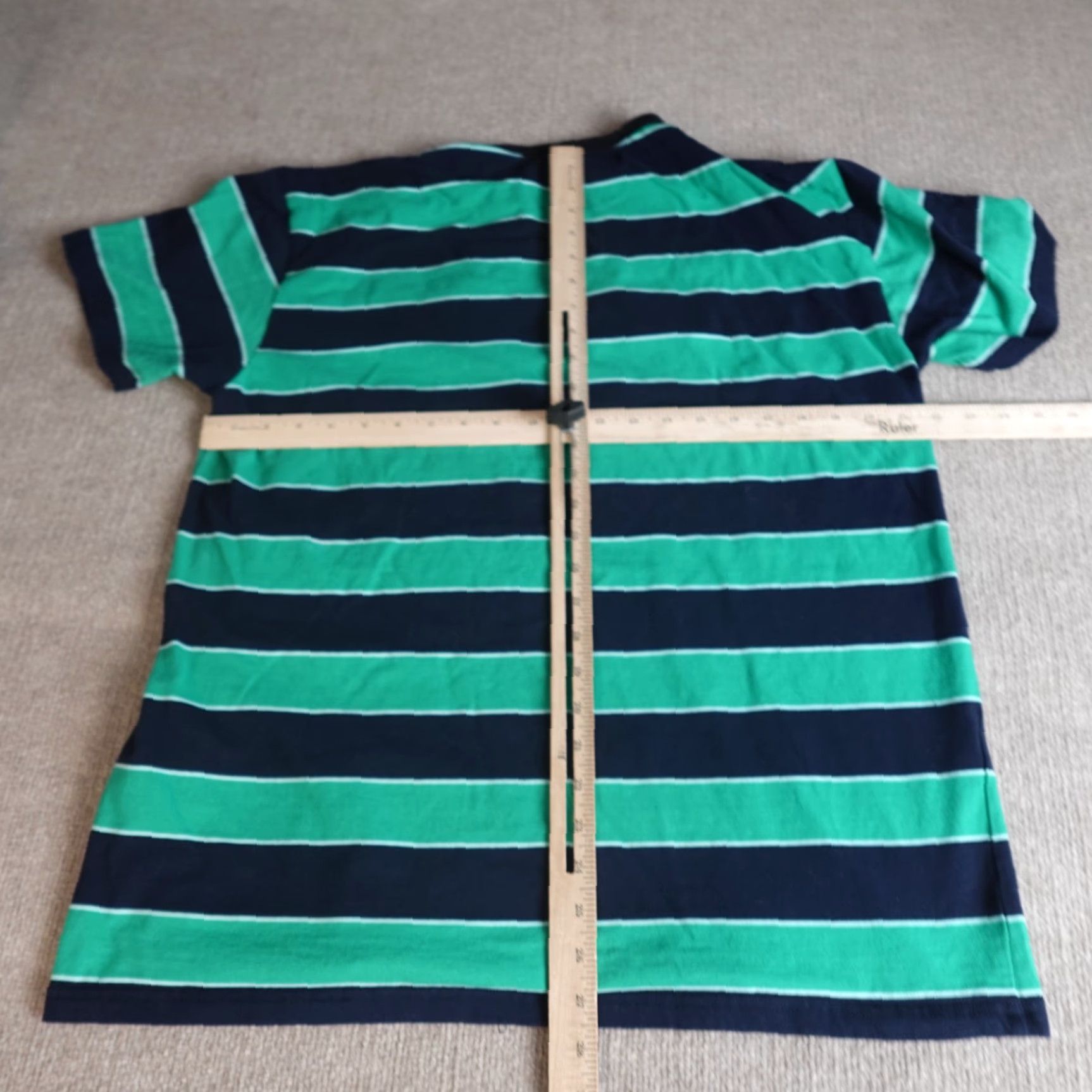 Vintage Civil Regime Mens Shirt XL Blue Striped Embroidered Los Angeles Size US XL / EU 56 / 4 - 2 Thumbnail