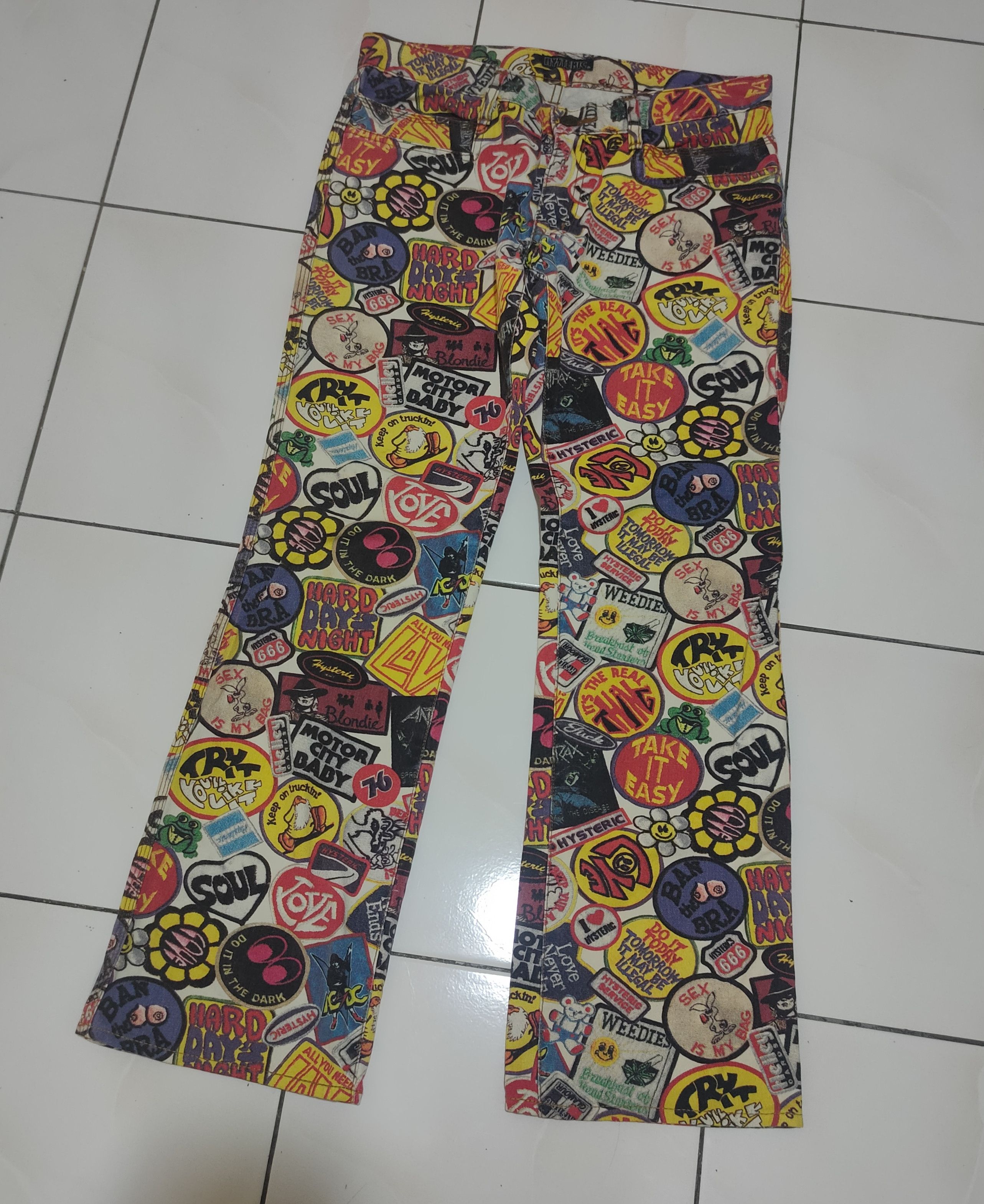 Hysteric Glamour × The Rolling Stones Hysteric glamour full print denim Size US 32 / EU 48 - 3 Thumbnail