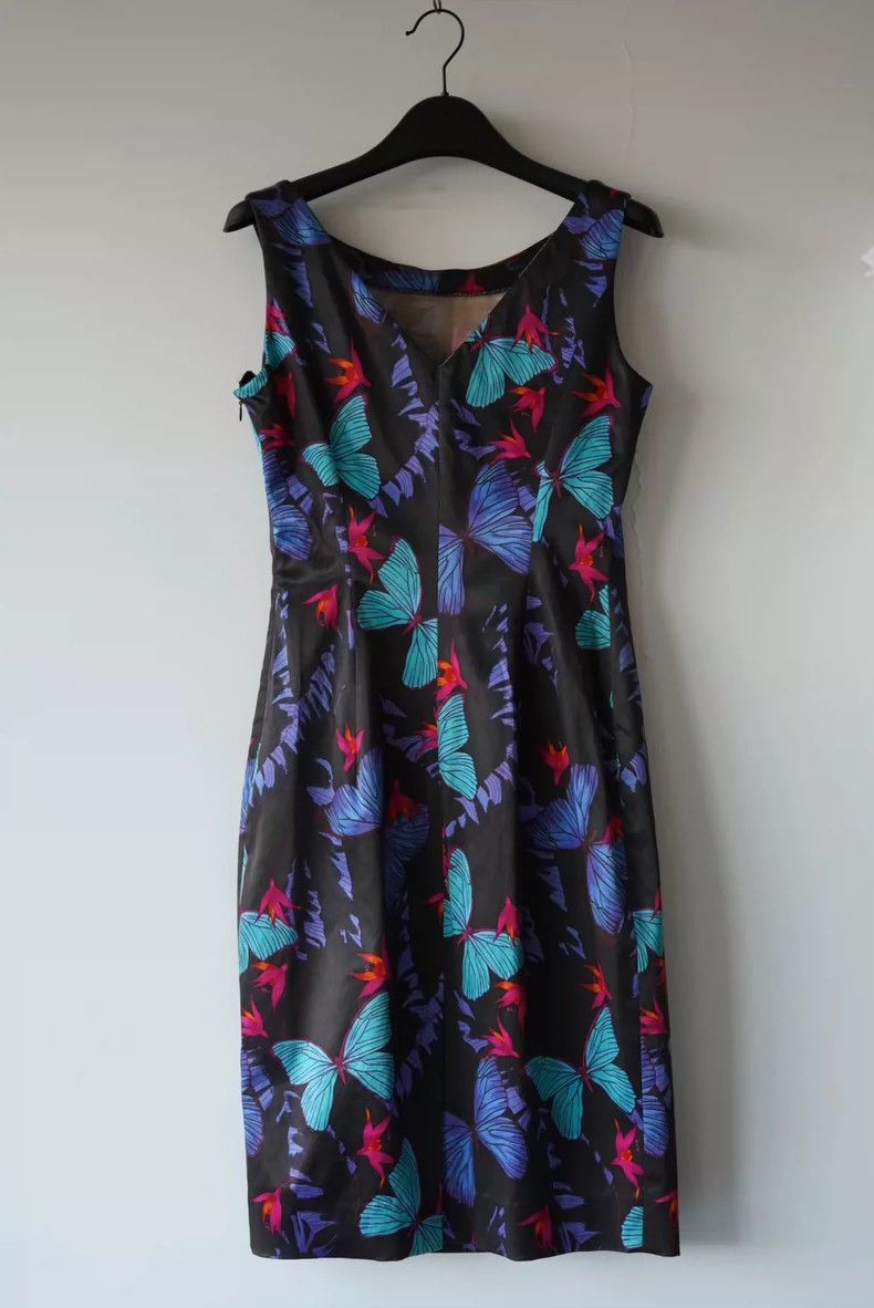 Kenzo KENZO Butterfly Iris Dress Size XS / US 0-2 / IT 36-38 - 8 Thumbnail