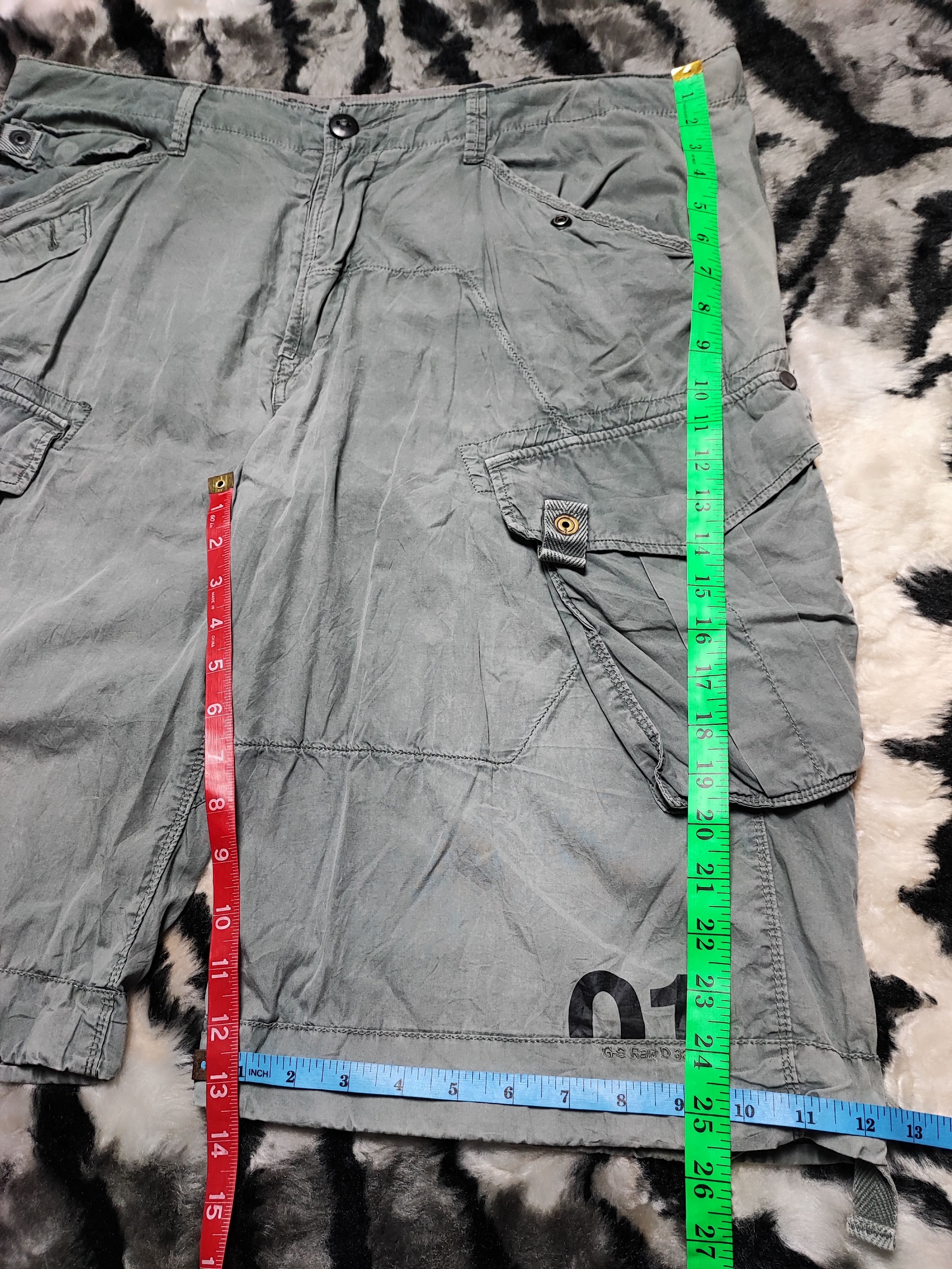 G-Star G Star Raw Cargo Shorts Prison Style Size US 40 / EU 56 - 3 Thumbnail